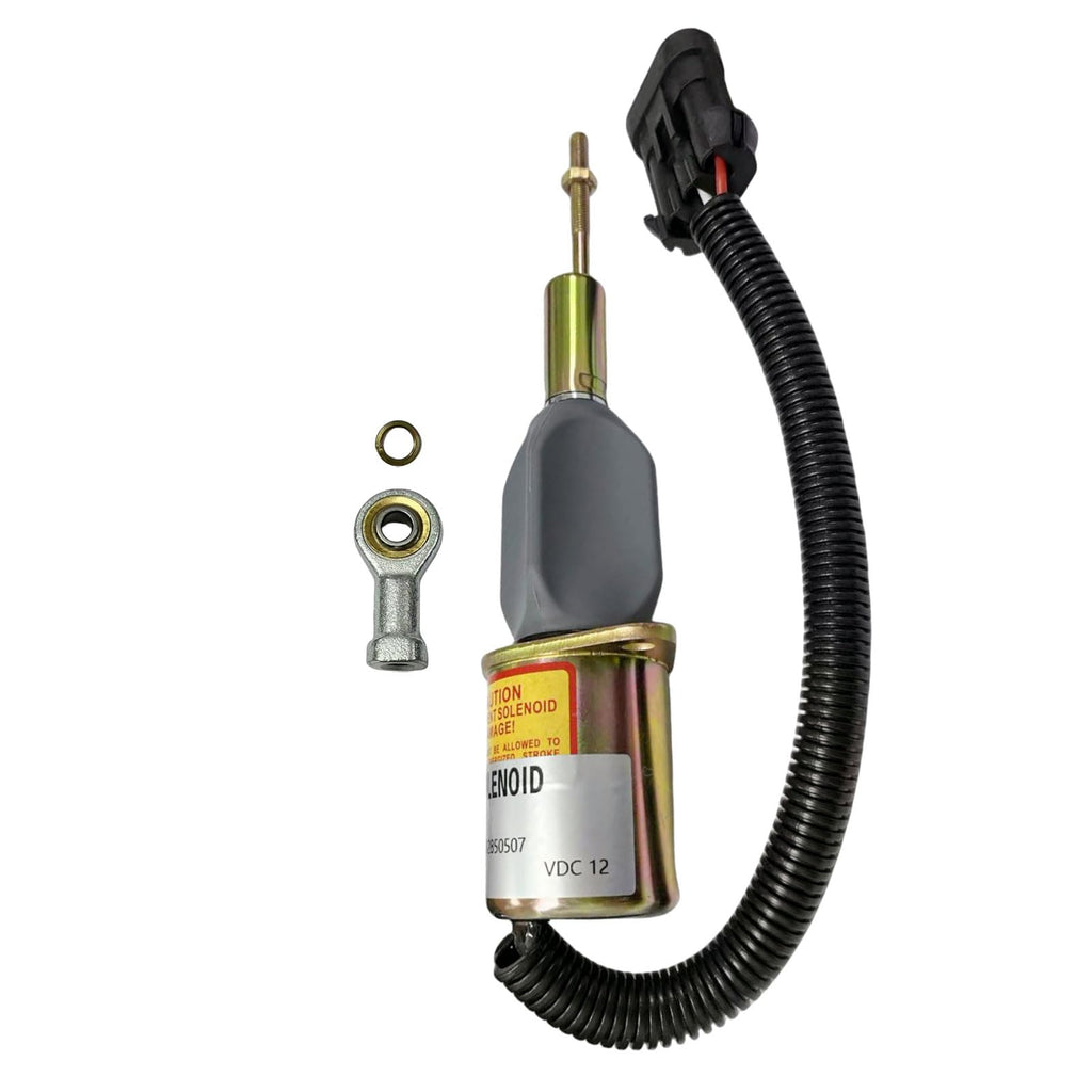 82850507 12V Fuel Shutoff Solenoid Suitable for Ford for New Holland 8670 8670A 8770 8770A 8870 8870A 8970 8970A