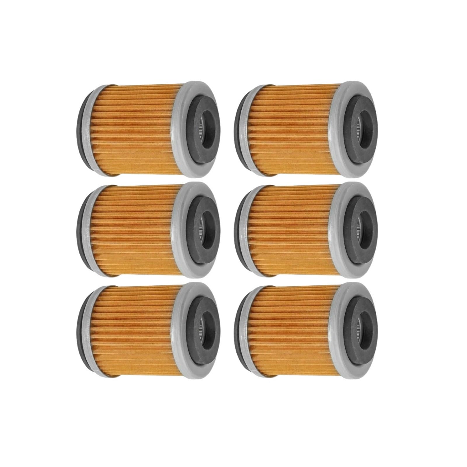 6PCS Oil Filter 1UY-13440-00-00 1UY-13440-01-00 Fits for Yamaha for Big Bear 350 YFM350 YFM-350 YFM 350 2WD 4WD 1987-1999
