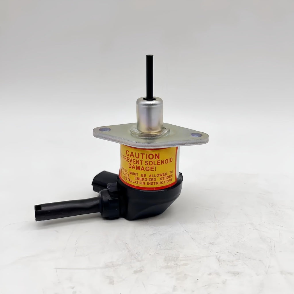 12V Fuel Stop Solenoid Valve 1G772-60010 Compatible with Kubota V3300 V3600 Engine M5040 M6040 Tractor 1G772-60012 1G772-60014