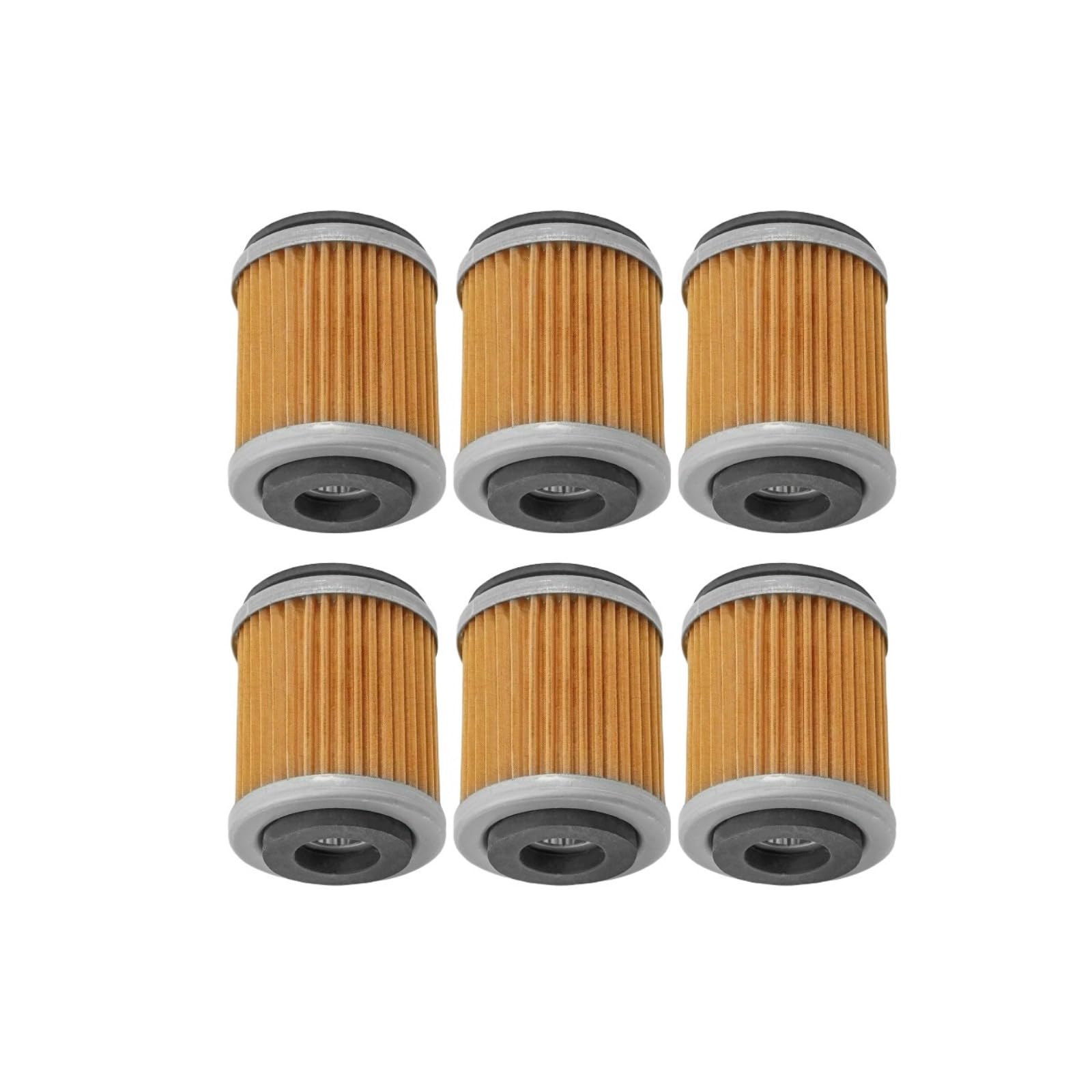 6PCS Oil Filter 1UY-13440-00-00 1UY-13440-01-00 Fits for Yamaha for Big Bear 350 YFM350 YFM-350 YFM 350 2WD 4WD 1987-1999