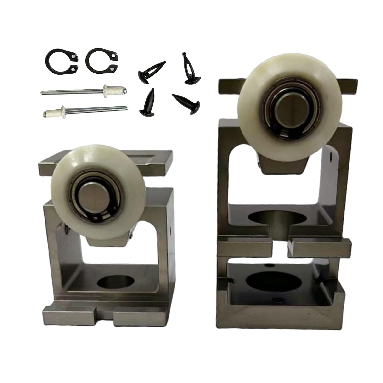 379060 Standard Bearing Block Kit with Roller Fits for In-Wall Slide-Outs on Rv, Includes Upper and Lower Blocks, Exact-Match Component. Replace parts