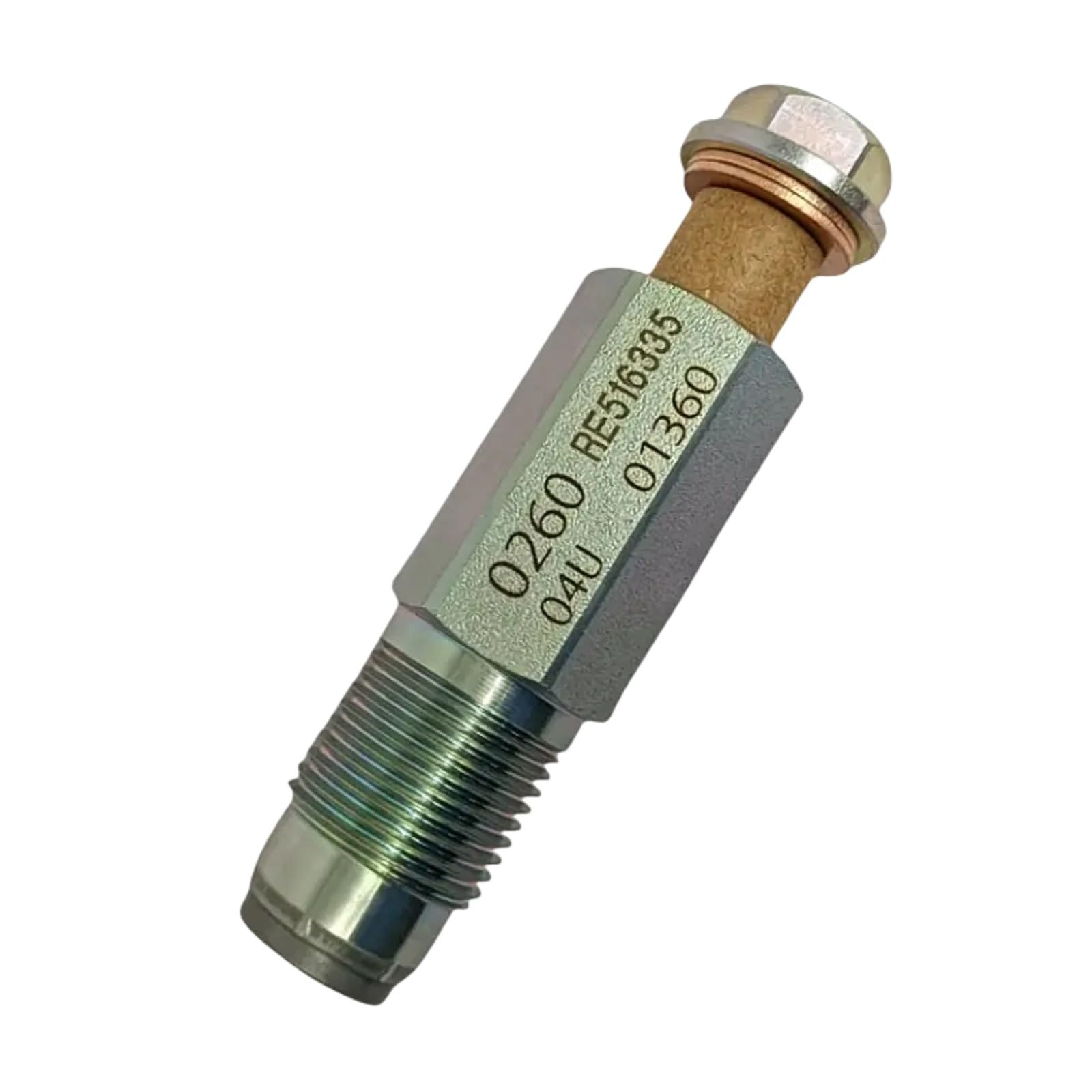 Pressure Relief Valve RE516335 Fits for John Deere 9120 310J 310K 310SJ 310SK 315SJ 315SK 410J 410K 710J 710K 210K 210LJ 160DLC 120D130G 160GLC 180GLC 200DLC 210G 240DLC 250GLC 270DLC