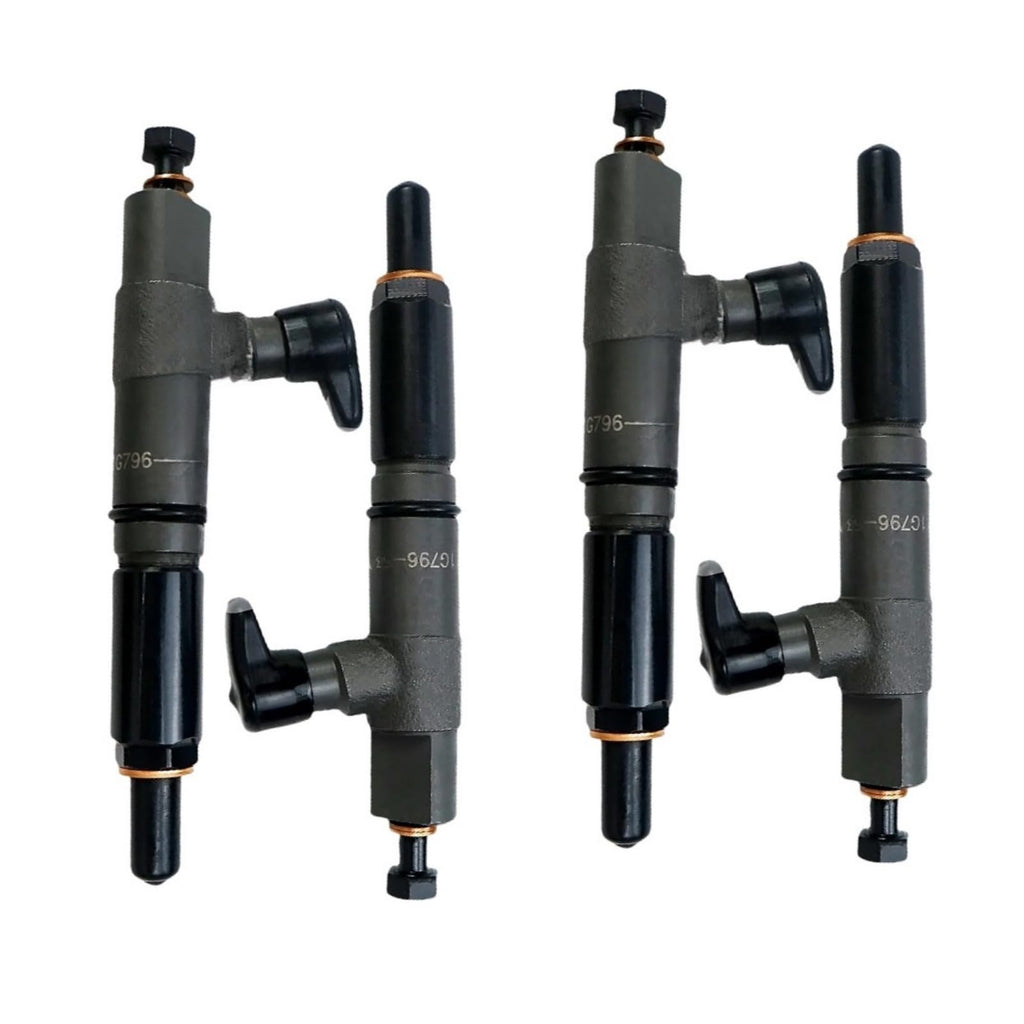 6685512 Fuel Injector 4-Pack Fits for Kubota V2203 V2403 Engine Bobcat S130 S150 S160 S175 S185 S510 T140 Skid Steer Loader B300 BL370 331 334 335 5600 Excavator