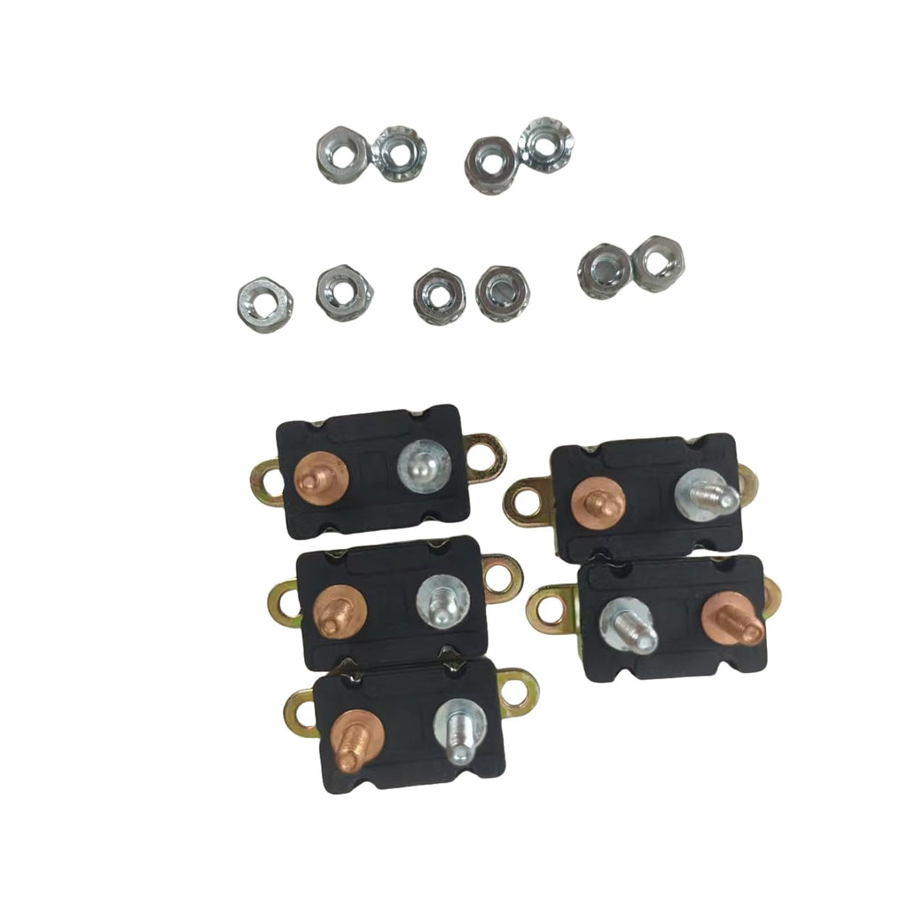 5PCS 12V 40 Amp Automatic Reset Circuit Breaker 190374 Fits for Miller Generator Trailblazer 325 FITS Bobcat 250 Big Blue 400D