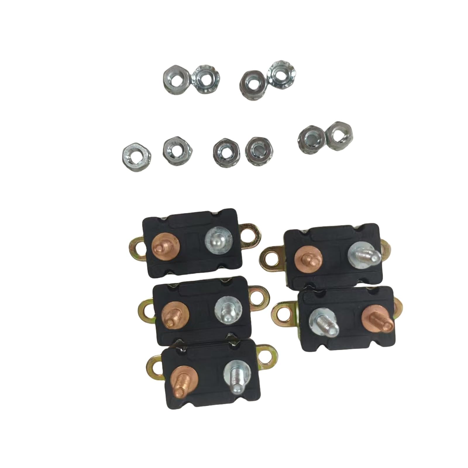 5PCS 12V 40 Amp Automatic Reset Circuit Breaker 190374 Fits for Miller Generator Trailblazer 325 FITS Bobcat 250 Big Blue 400D