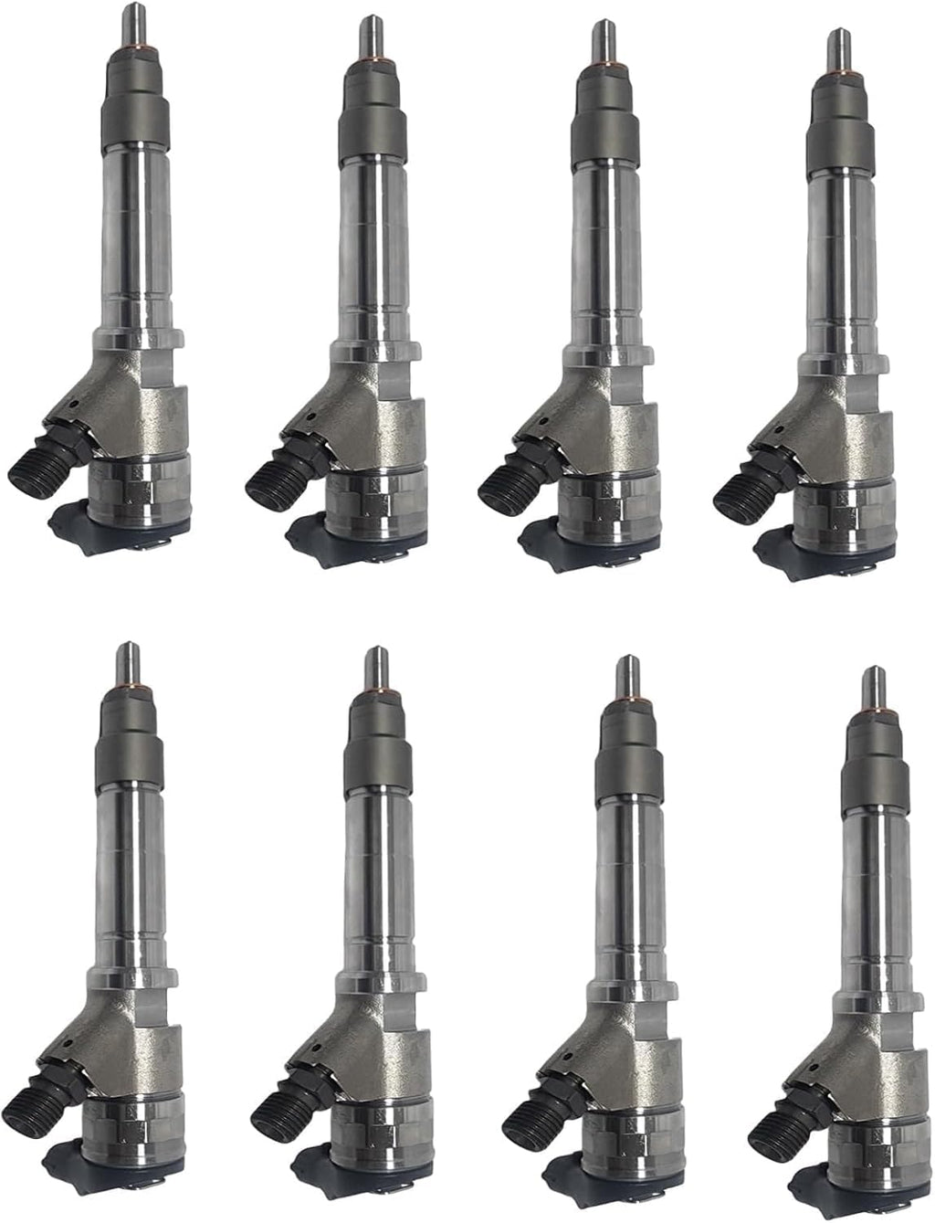 8PCS 0445120042 0986435521 Diesel Fuel Injector for GM Chevy 6.6L Duramax LBZ Engine Savana Express 2500 3500 Silverado Sierra 2500 HD 3500, 2006-2007