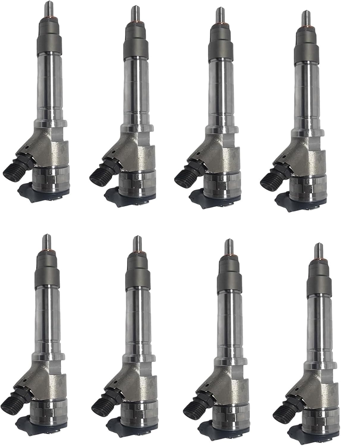 8PCS 0445120042 0986435521 Diesel Fuel Injector for GM Chevy 6.6L Duramax LBZ Engine Savana Express 2500 3500 Silverado Sierra 2500 HD 3500, 2006-2007