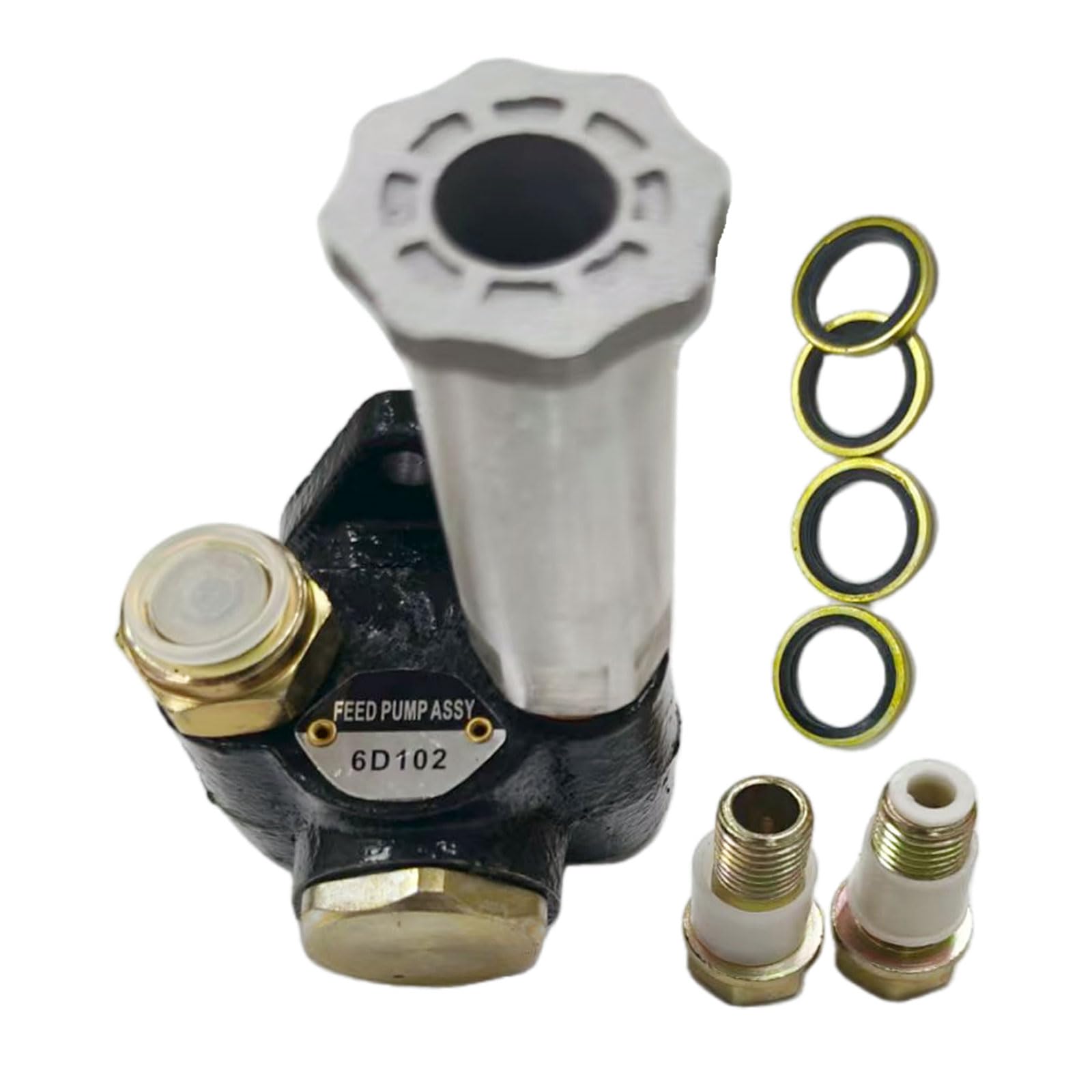 105220-5960 105220-5001 Fuel Feed Pump Fits for Komatsu 6D102 6D95 Engine PC200-5 PC200-6 PC200-7 PC210-6 PC220-6 Excavator