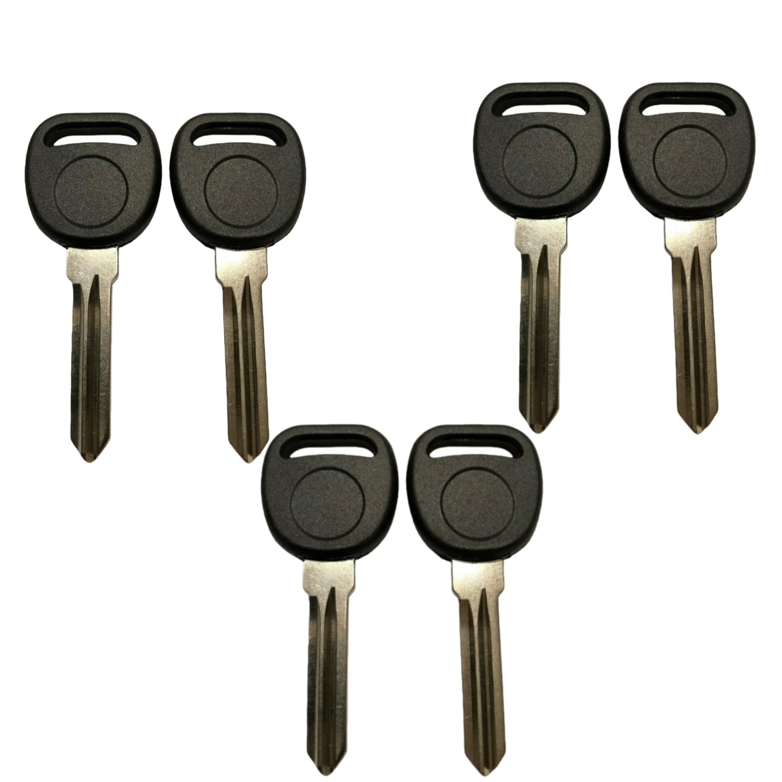 6PCS Ignition Keys 23372322 Fist for 04-14 Chevrolet for Express for Silverado