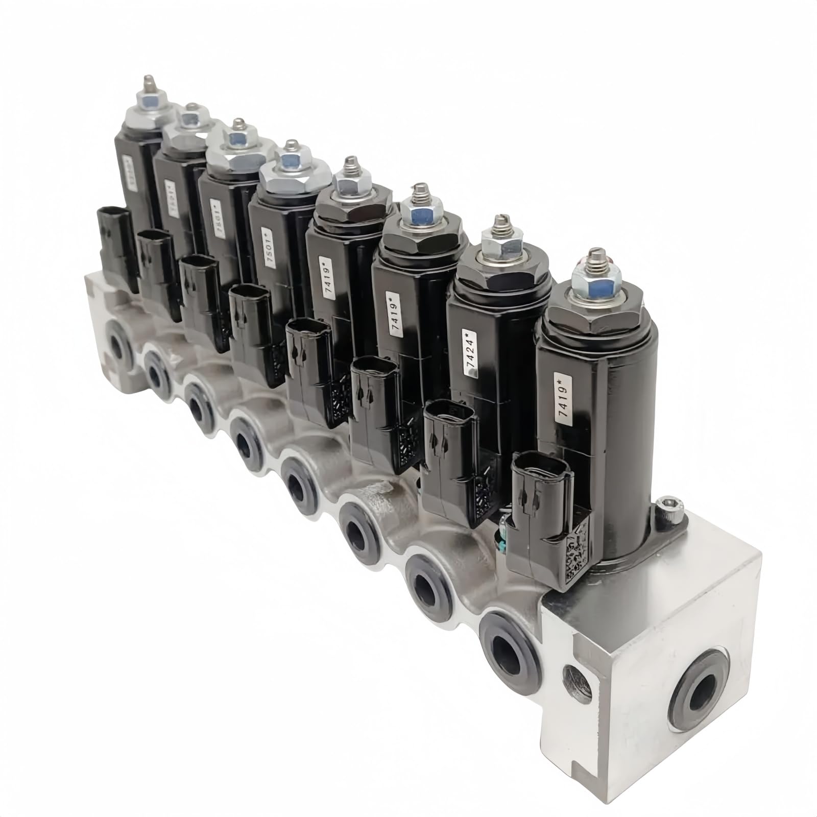 Solenoid Valve Assembly YN35V00047F1 YN35V00047F2 87338533 Compatible with Kobelco Excavator SK210DLC-8 SK215SRLC SK235SR-2 SK235SR-1E SK485-8 SK210-8 ED195-8 KWE5K-31