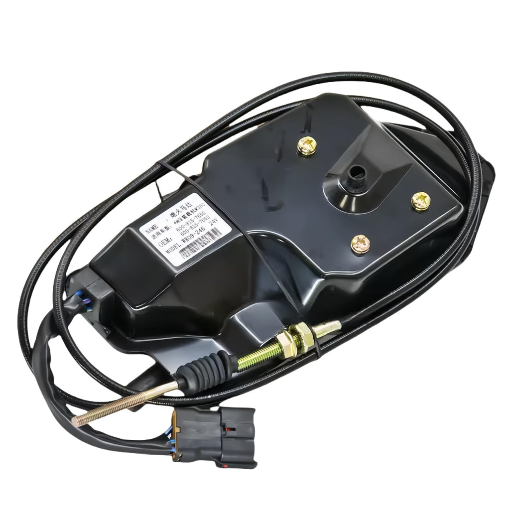 Stop Motor Compatible 600-815-6650 6008156650 for Komatsu Engine S6D125 SA6D110 S6D95L Excavator WA450-3 WA470-3