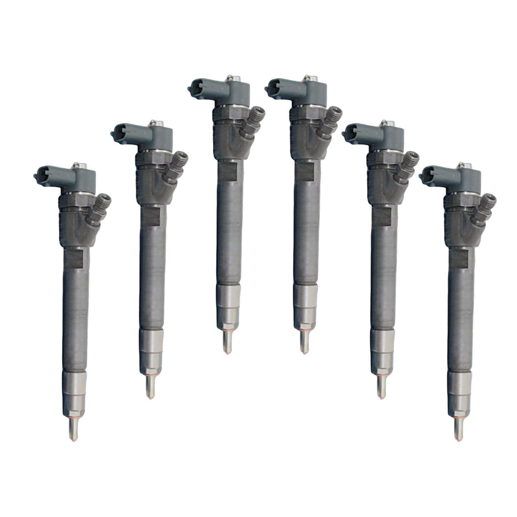 6PCS 0445110374 Fuel Injector Rail Diesel Injection Fits for Hyundai for IX35 2010-2015 for Santa Fe 2012-2018 Replace parts