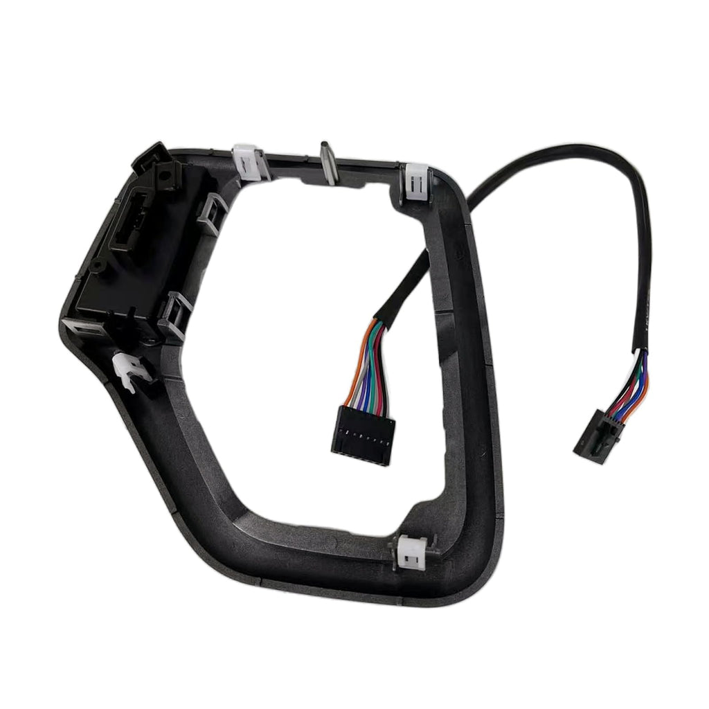 5YD27LS5AA White Transmission Shifter Bezel with Harness Fits for 2014-2018 Jeep Replace parts