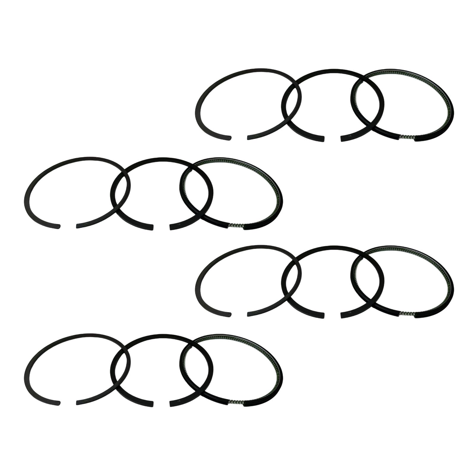 4 Sets C240 Piston Rings Compatible with Isuzu TCM Komatsu FD15 FD20 Forklifts & Truck Replacement