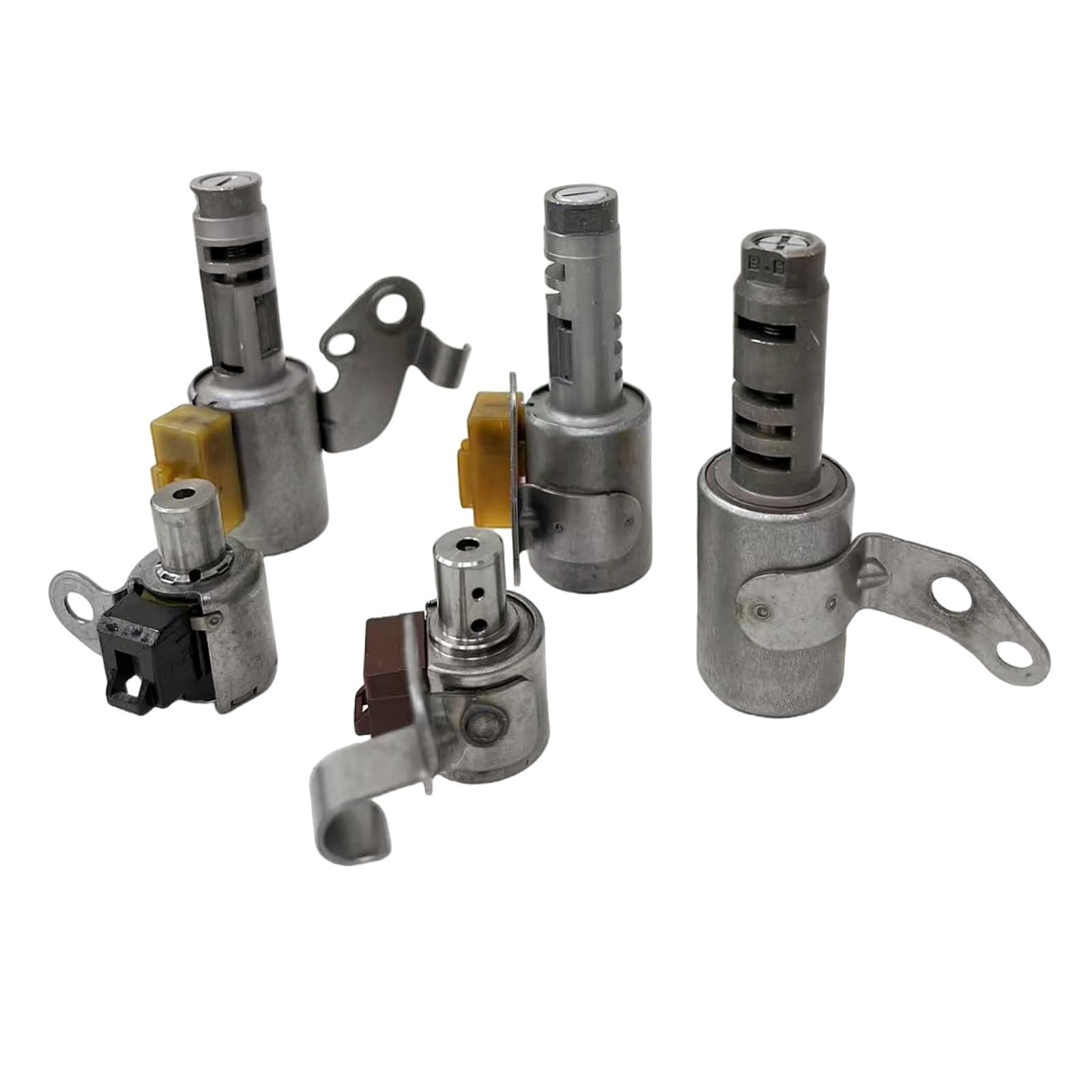 U140E U240E U241E 35240-32010 Transmission Solenoids Kit 5PCS/Set Fits for Lexus for Toyota for Solara for Celica for RAV4 for Camry for ES300 for RX300 Replace parts