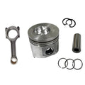 Rod + Piston Kit 87mm Replacement for Kubota D1803 Engine Bobcat S130 S150 S160 S175 S185 Loader Piston 1A091-21113 Rings 1A091-21050