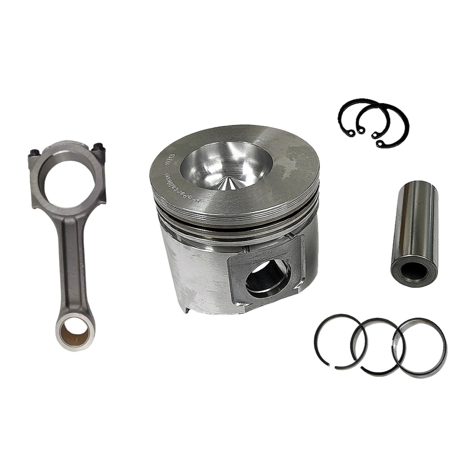Rod + Piston Kit 87mm Replacement for Kubota D1803 Engine Bobcat S130 S150 S160 S175 S185 Loader Piston 1A091-21113 Rings 1A091-21050