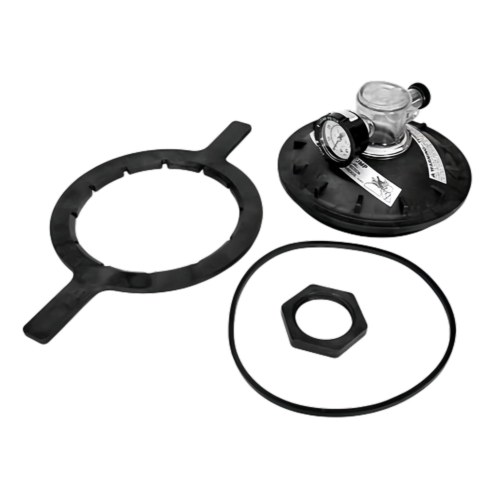 154856 8-1/2-inch Black Buttress Thread Closure Replacement Kit Fits for Triton Pool and Spa Filter Replace parts