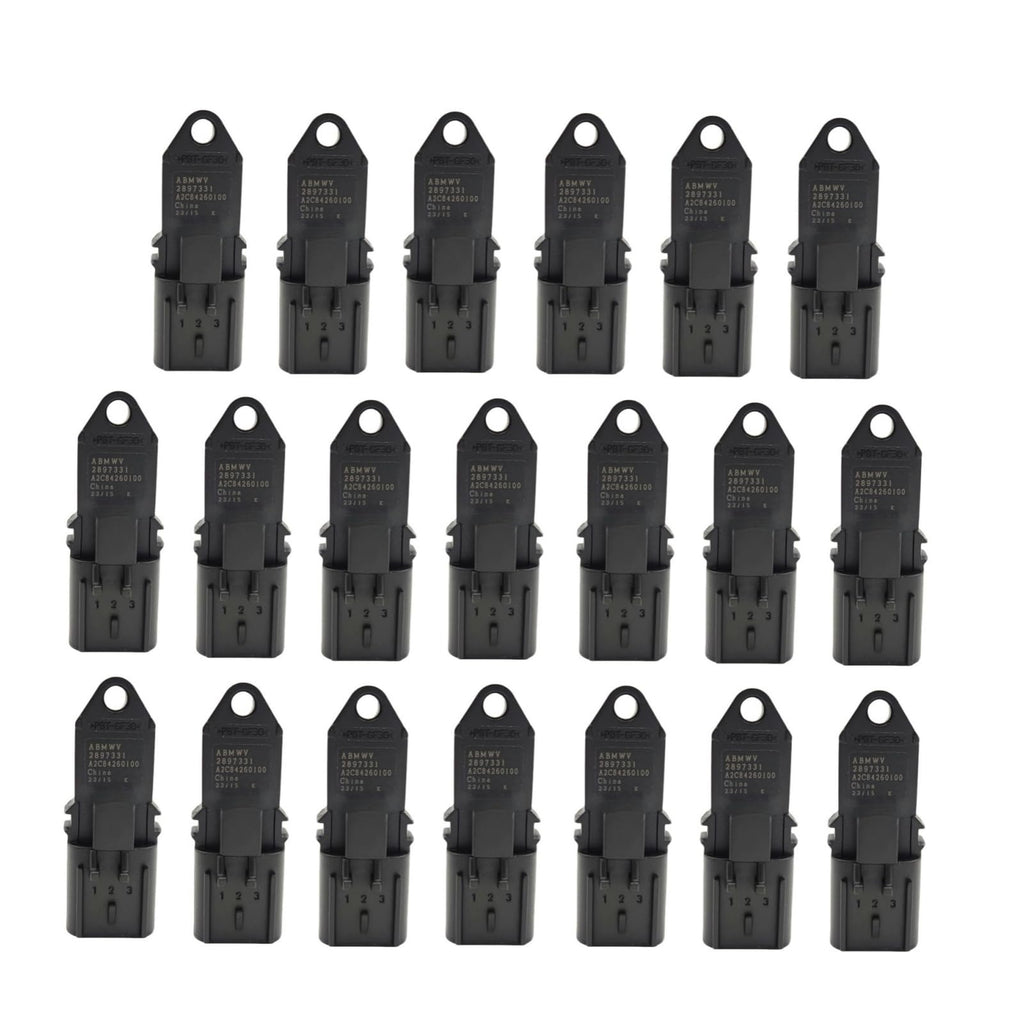 20pcs 2897331 3085140 4076493 904-7128 Manifold Differential Pressure Sensor Compatible with Cummins ISB QSB ISF QSF