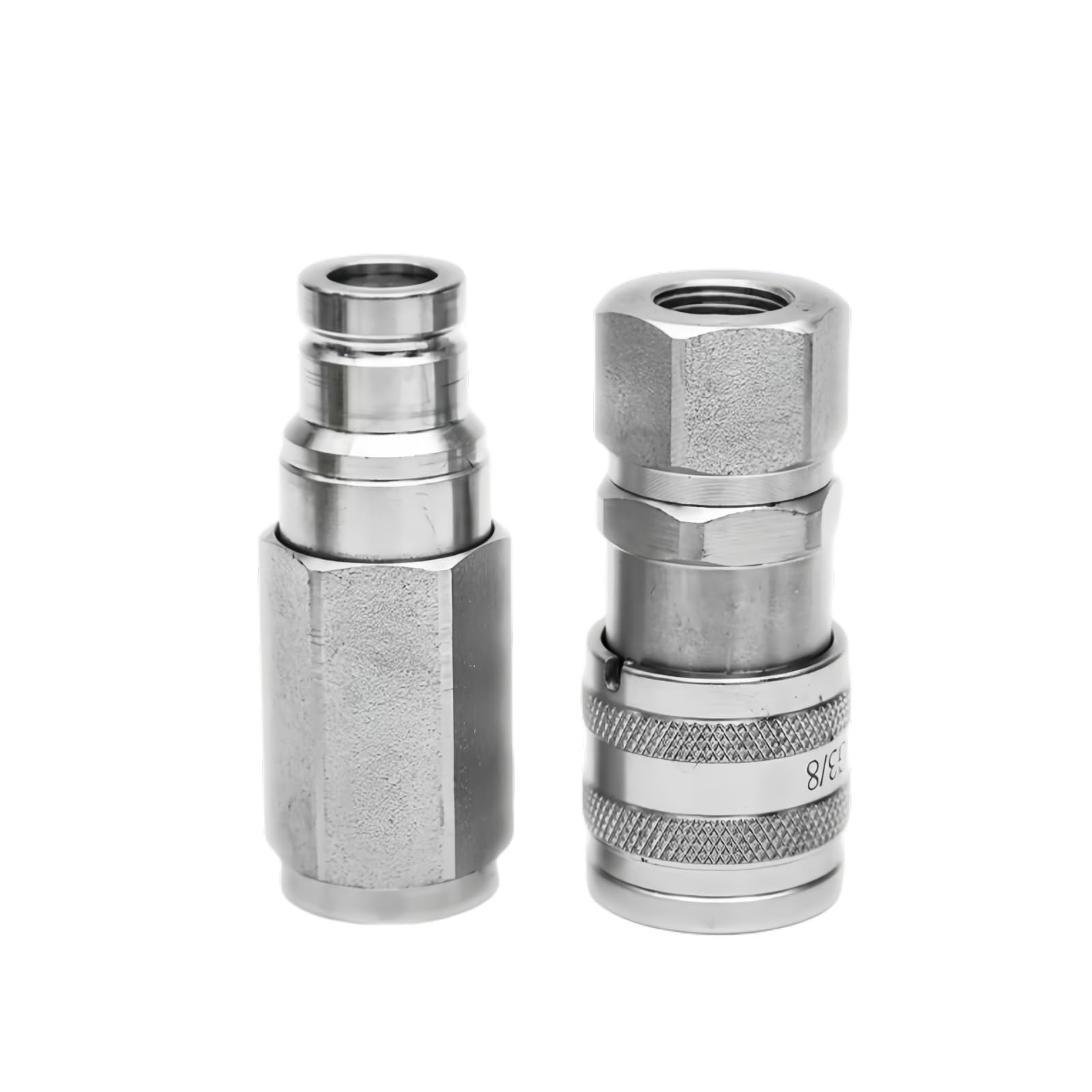Male & Female Flat Face Coupler Kit 153-2994 153-2995 For Caterpillar CAT Excavator Loader Truck 1532995 1532994