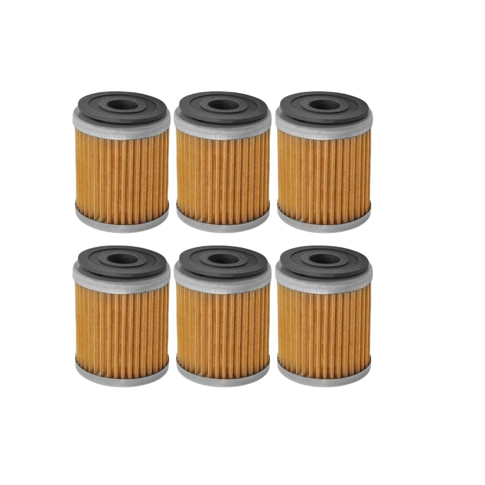 6PCS Oil Filter 1UY-13440-00-00 1UY-13440-01-00 Fits for Yamaha for Big Bear 350 YFM350 YFM-350 YFM 350 2WD 4WD 1987-1999