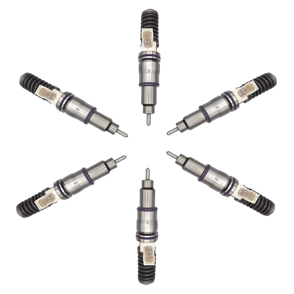 6PCS Fuel Injector 21644602 7421644596 Fits for Diesel Engine MD11 E3.18
