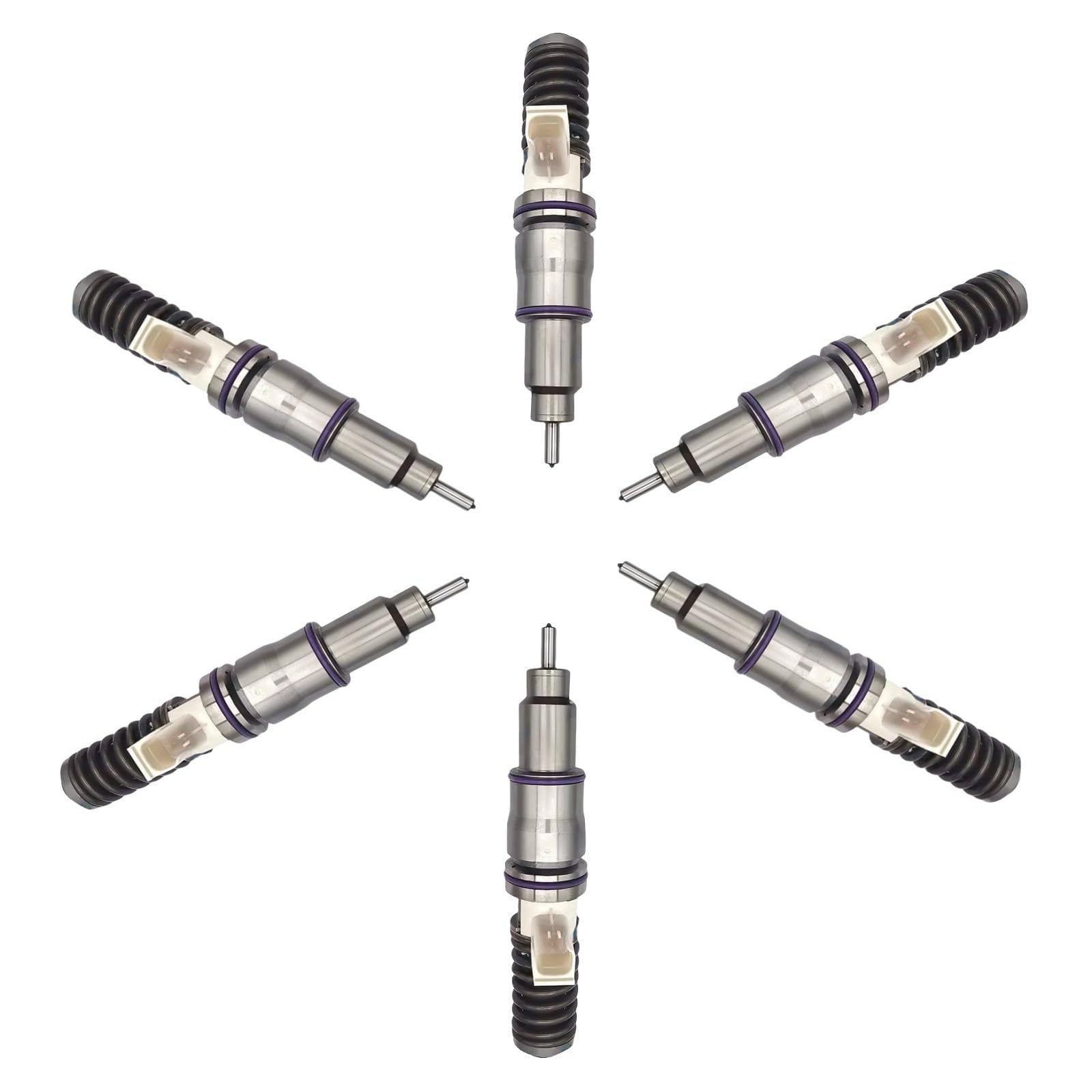 6PCS Fuel Injector 21644602 7421644596 Fits for Diesel Engine MD11 E3.18