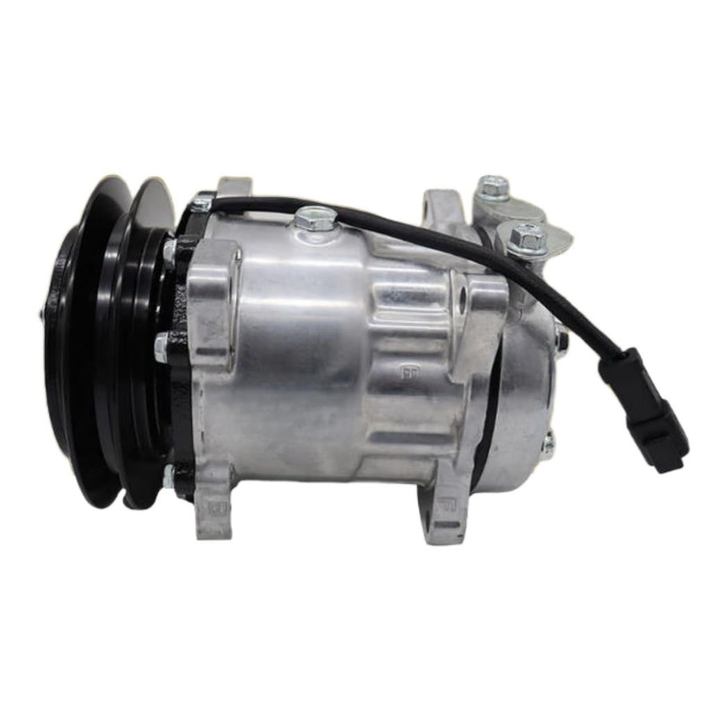 23B0761112 23B-07-61112 A/C Compressor Fits for Komatsu Motor Grader GD535-5 GD555-5 GD655-5 GD655-6 GD675-3E0 GD675-5