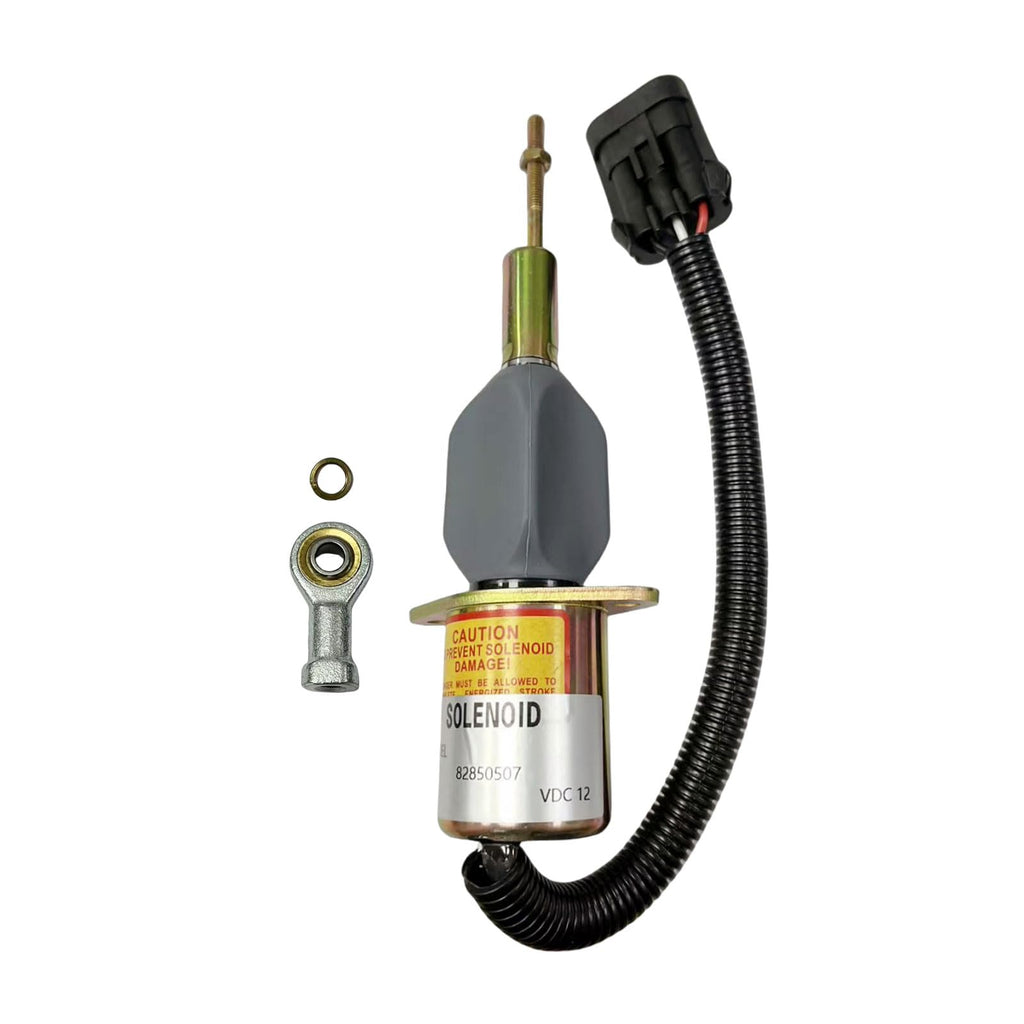 82850507 12V Fuel Shutoff Solenoid Suitable for Ford for New Holland 8670 8670A 8770 8770A 8870 8870A 8970 8970A