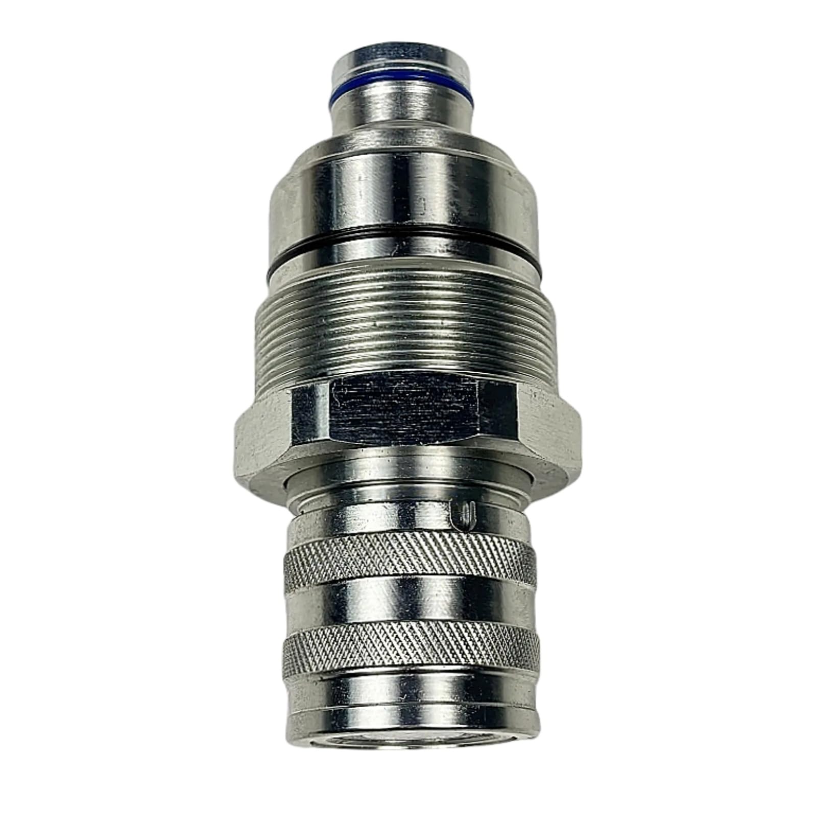 AT406475 7246802 Hydraulic Female Flat Face Quick Connect Coupler 48mm Thread Diameter Hydraulic Coupler Fits for Bobcat John Deere Skid Steer Loader 318E 319E 320E 323E 326E 328E 329E 332E