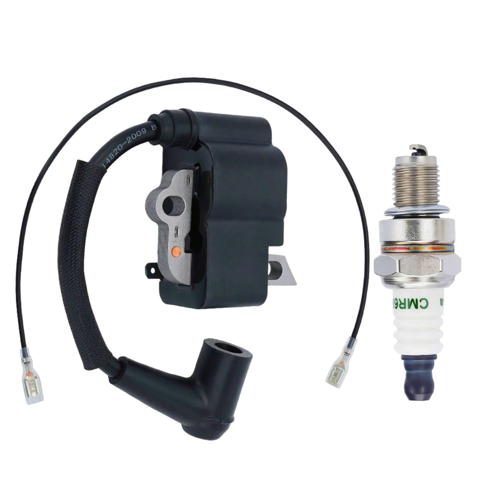 Ignition Coil Module with Spark Plug 4144-400-1302 Fits for Stihl Trimmer FS50 FS40 FS56 KM56
