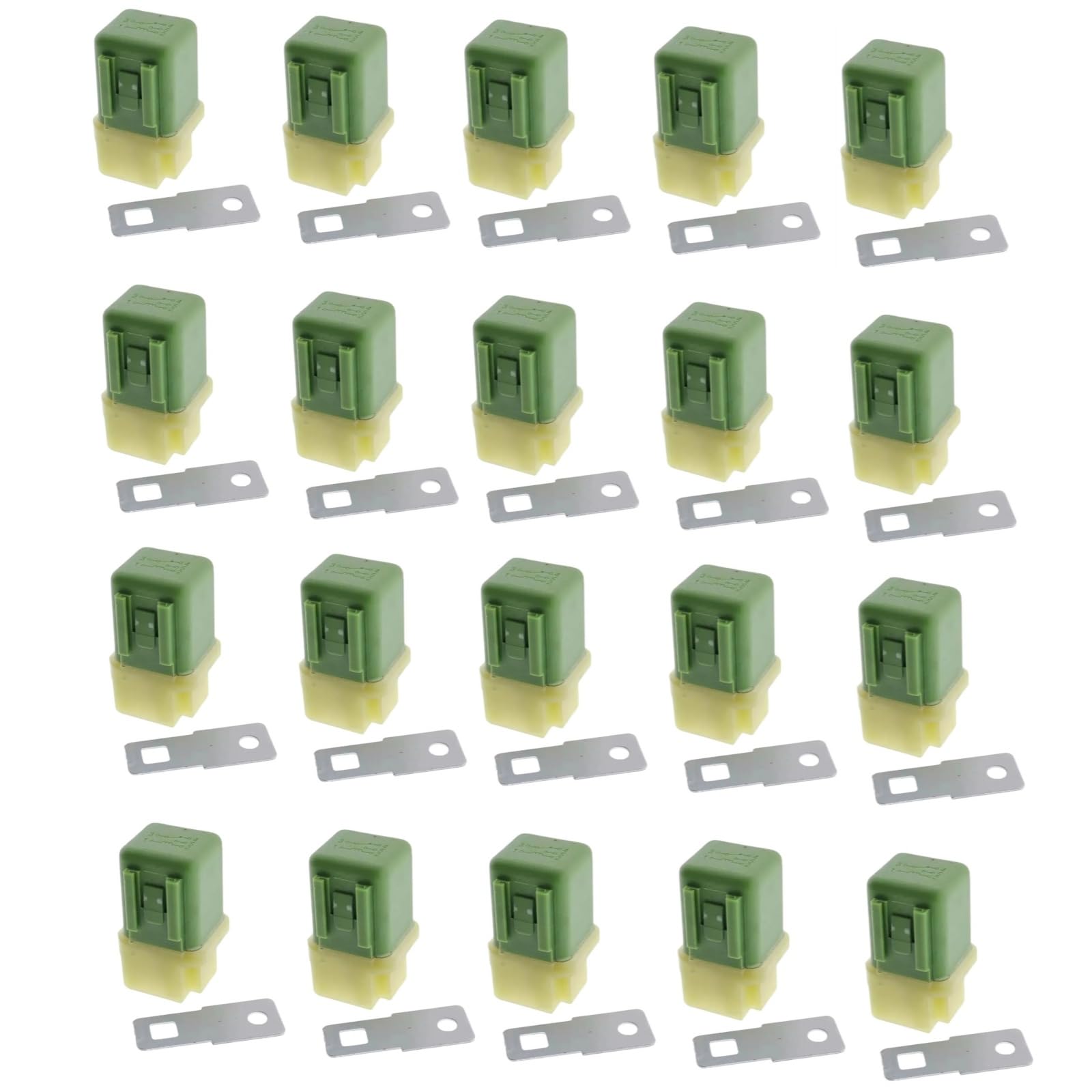 20pcs Electrical Starter Relay AT154924 4251588 5AT02-261022 Compatible with Hitachi EX120-5 EX200-3 EX60-2 EX100-2 EX100-3 EX120-2 EX200-2 John Deere 110 120 160LC 230LC 330LCR 450LC 550LC Excavator