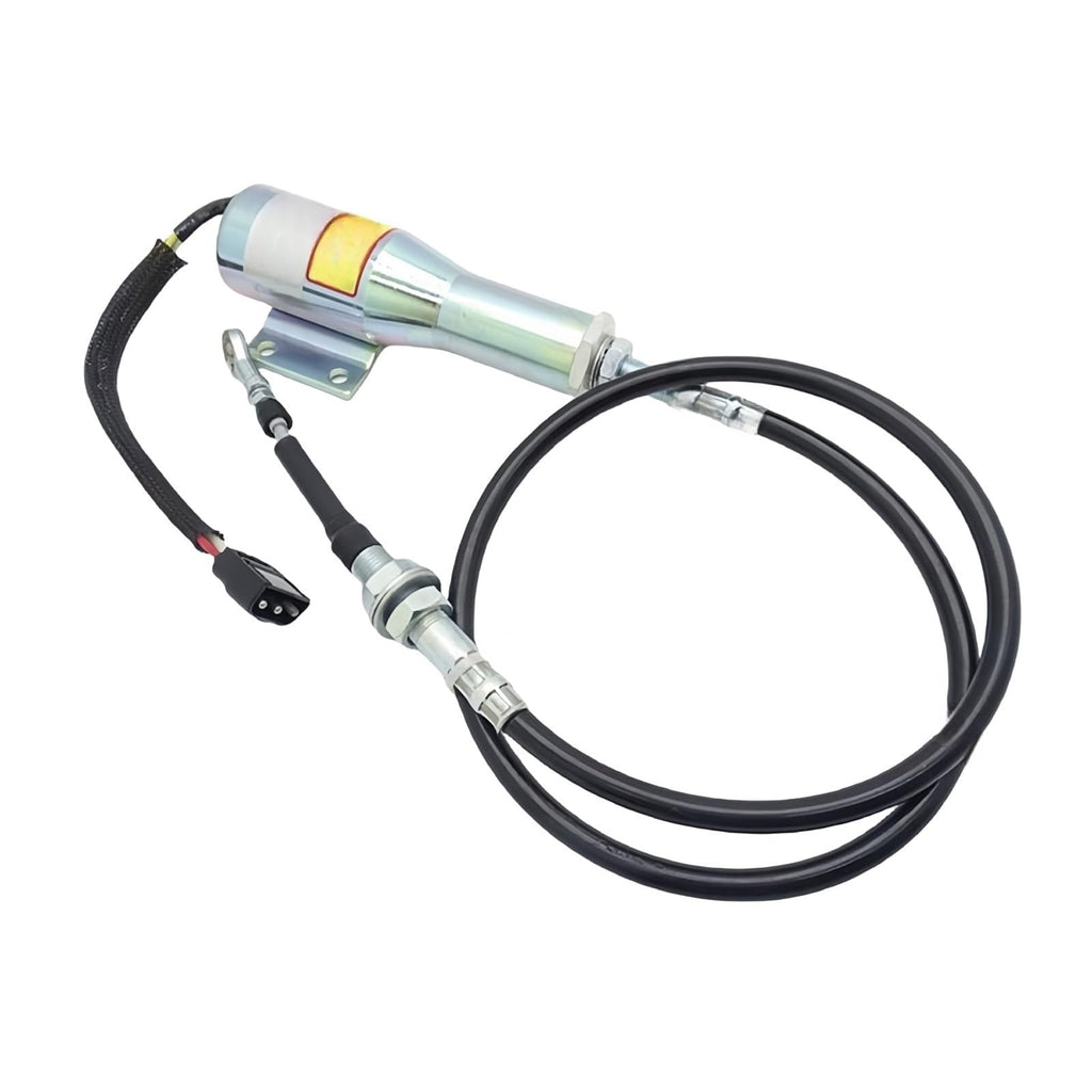 VOE11110030 11110030P03 A-4646-24 SA-4744-24 24V Fuel Shutoff Solenoid Valve Fits for Volvo Wheel Loader L120C L90C L70C L150C L180C L330C L220D L70D