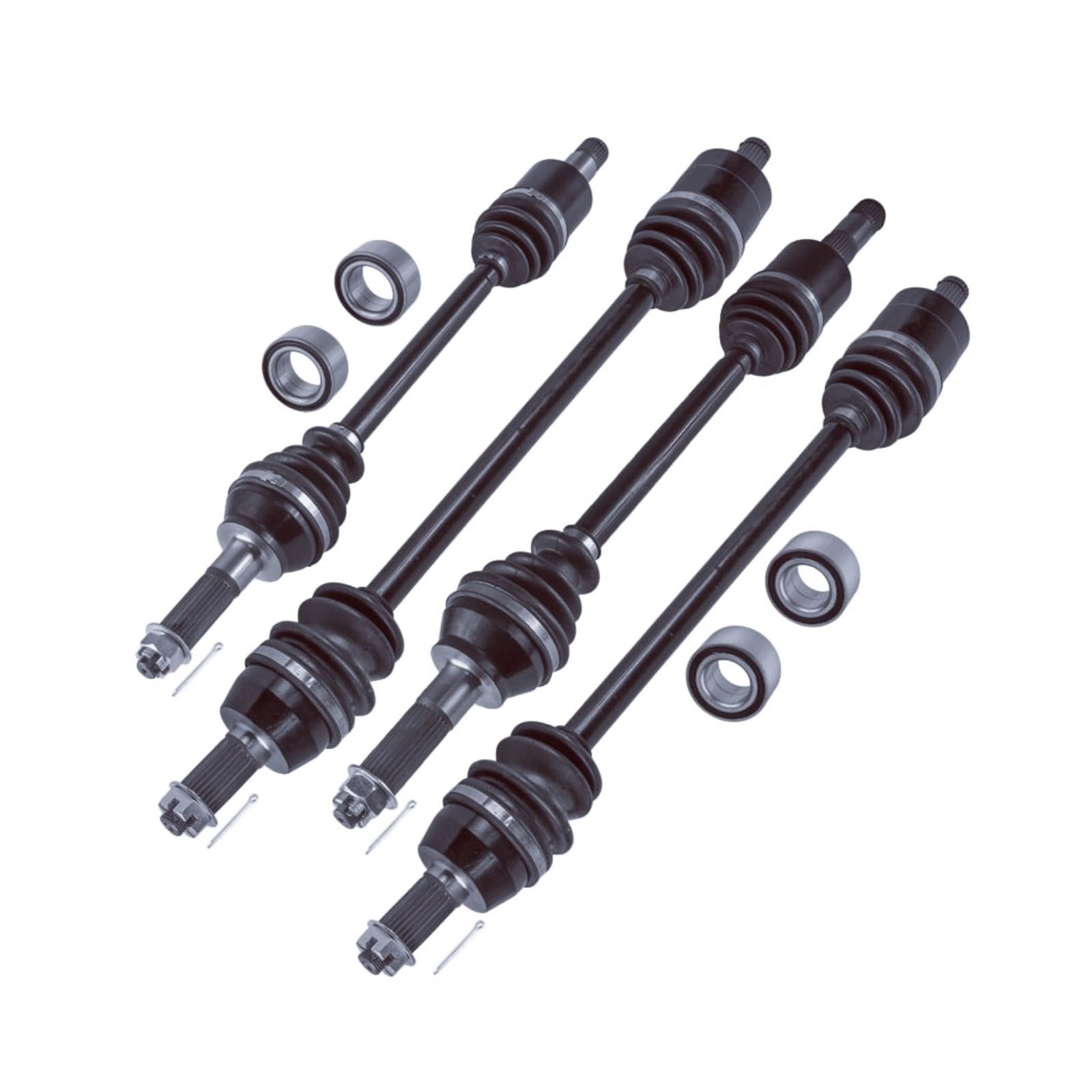2 Group Front & Rear CV Axle with Bearing 1332-576 1332-648 Fits for Polaris Ranger 500 4X4 2X4 2007-2009