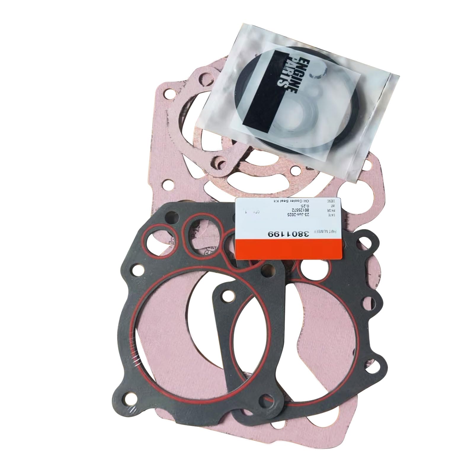 Oil cooler Gasket Set 3801199 Compatible with Cummins NT855 NTA855 Diesel Engine