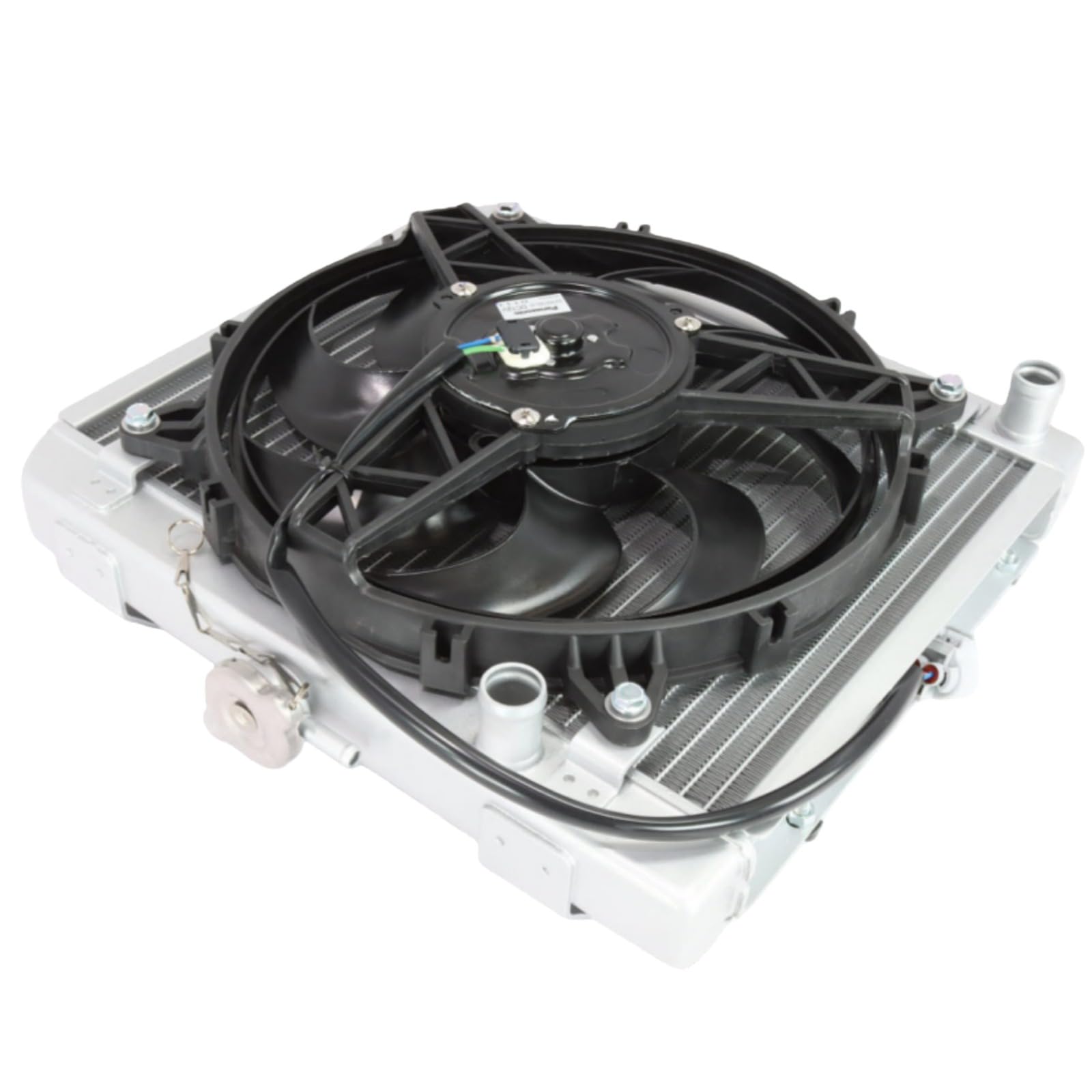 Radiator with Cooling Fan Motor 181000-6002 Fits for CF Moto NEW600 625 ATV Cforce X6 600S 600 EPS Models