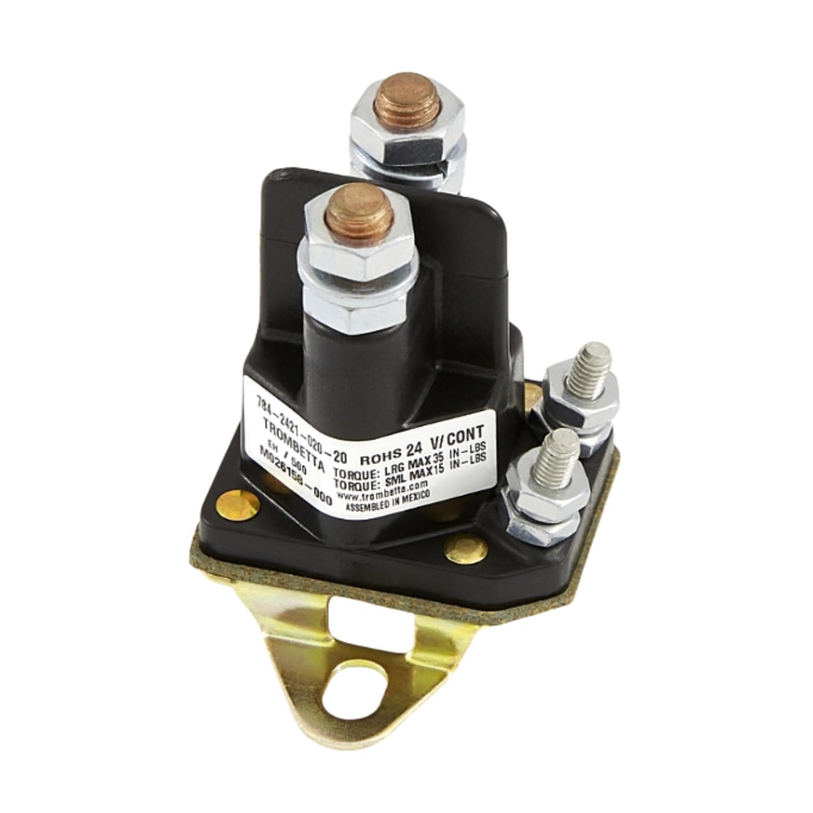 6pcs 80 Amp Battery Isolator Relay 12V High Current Starter Relay 4 Pin SPST 120-107112, 3916301, 3916302 Fits for White Rodgers, Cummins 120 901S1,