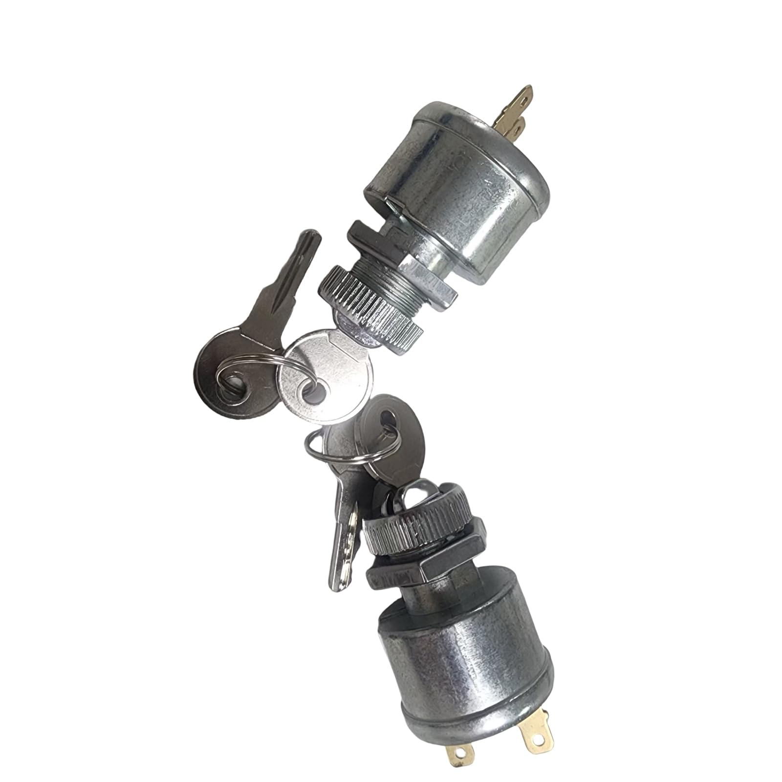 Sgaorcpas 2PCS 2 pin 33639-G01 17955-G1 Engine Ignition Switch Lock Kit With Key for EZGO TXT PDS