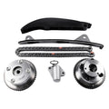 24321-2E200 24350-2E201 Engine Timing Chain Kit with 2PCS Intake&Exhaust CVVT Gear 24350-2E200 24370-2E200 Fits for 2014-16 Elantra Tucson Kia Soul Forte5 2.0L,