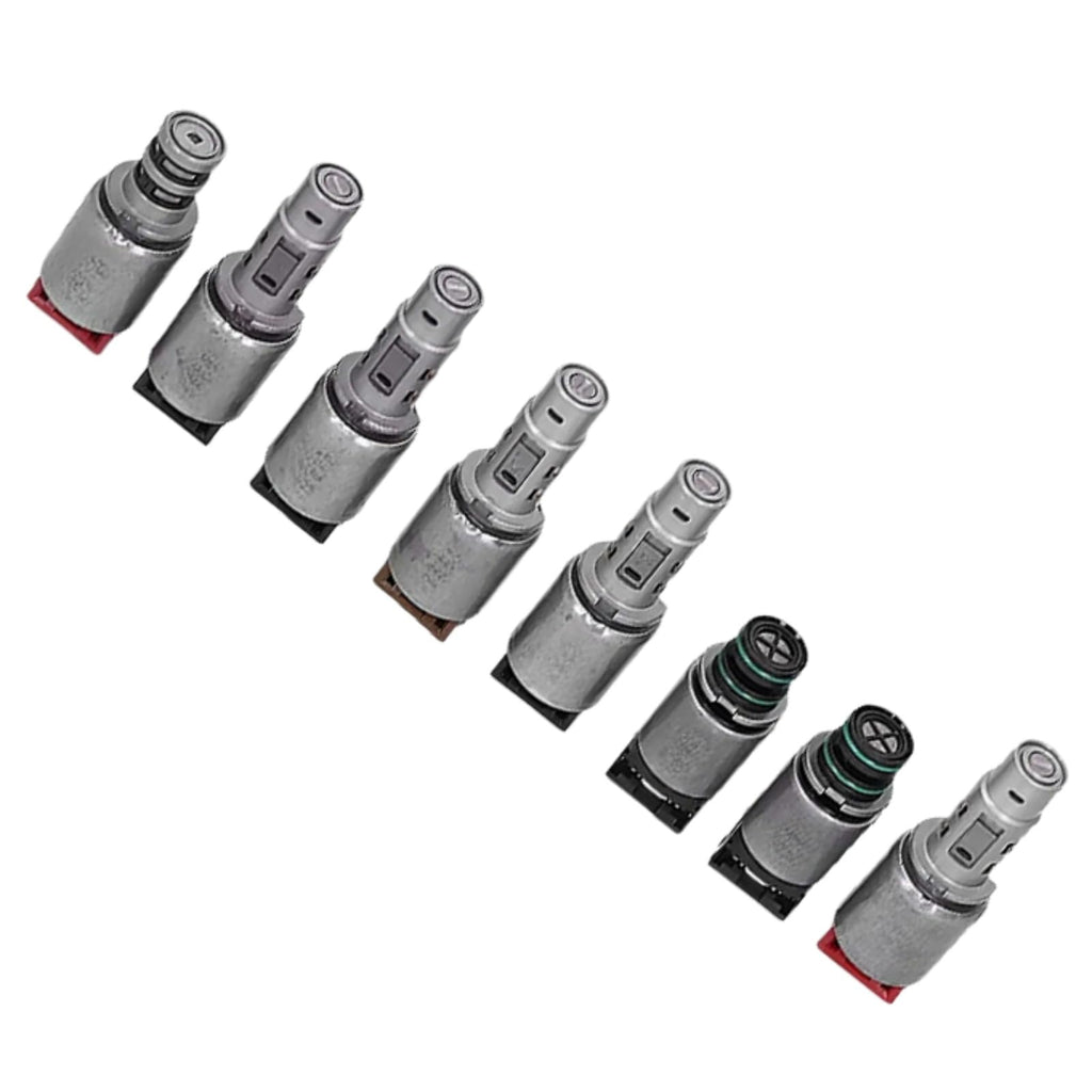 8PCS Transmission Solenoids A6MF1/2 A6LF1/2/3 Automatic Transmission Solenoid Kit 6 Speed Repalcement Fits for Elantra Grandeur Sonata Verna Veracruz Forte Optima Sorento Soul Lotze