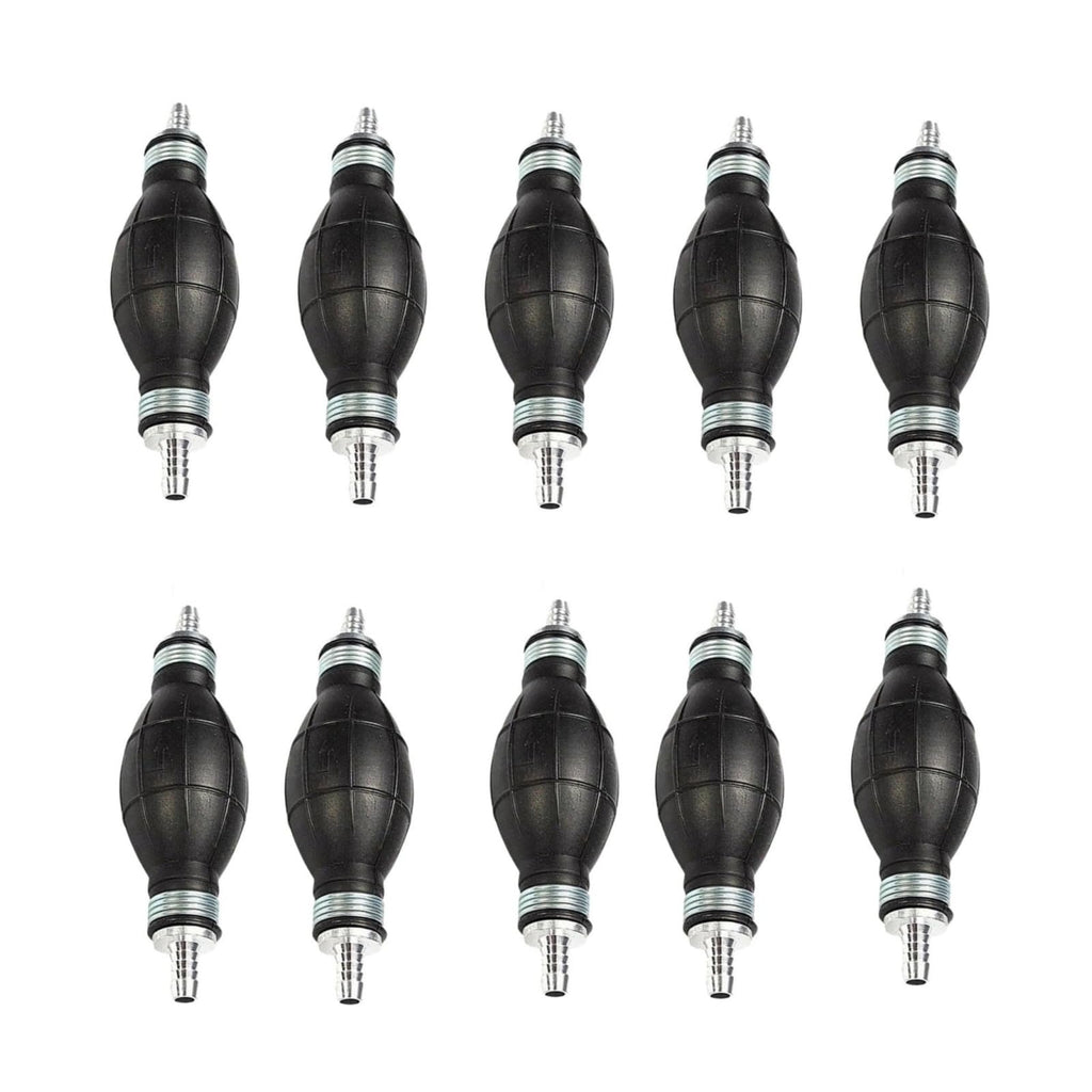 10PCS Fuel Primer Pump 6657734 6mm Fits for Bobcat 440 453 463 540 640 645 653 740 743 751 753 763 773 843 853 863 873 883 943 953 963 B300 BL370 BL570