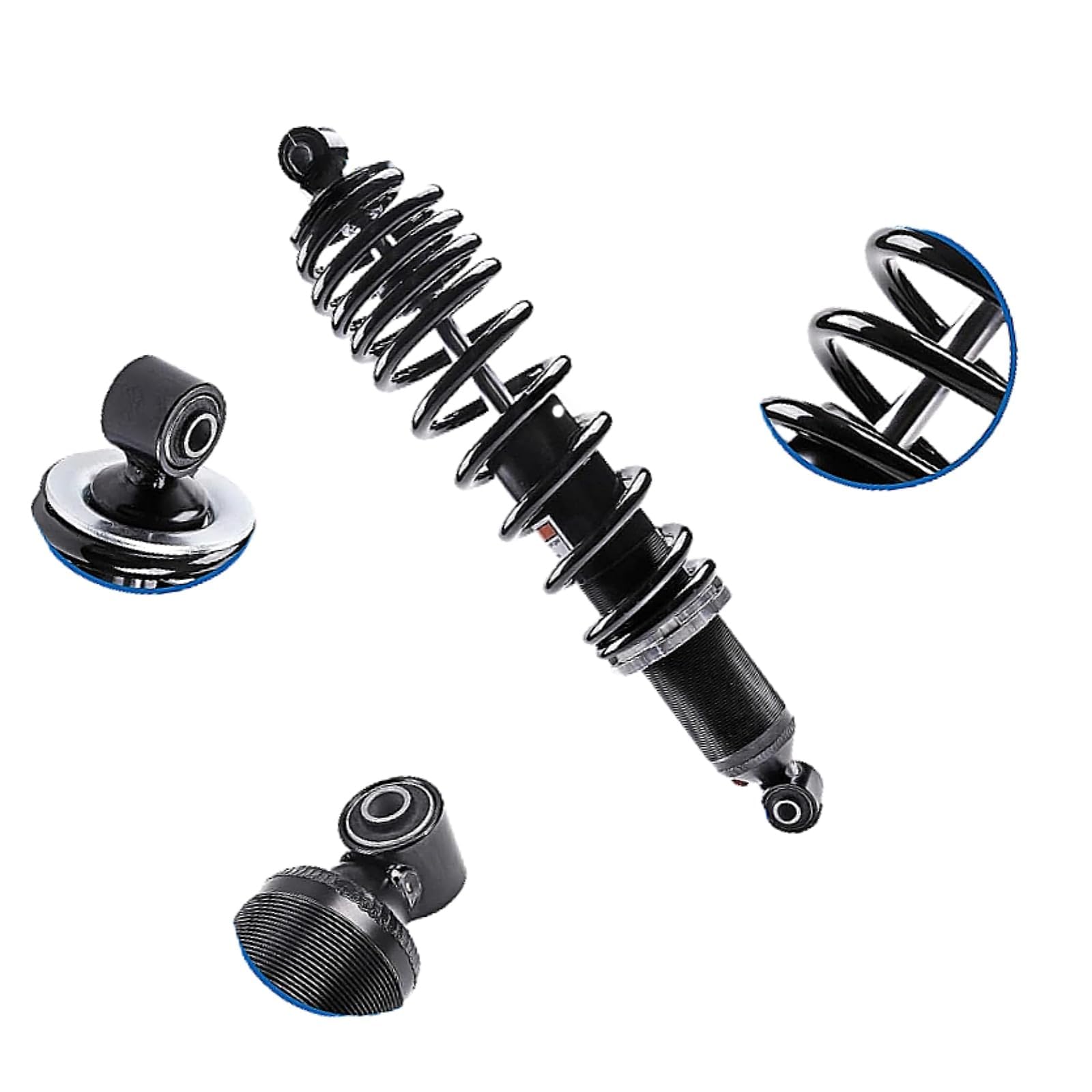 2pcs Rear Left Right Shock Absorber 706000615 Compatible with 2011-2020 Can Am Commander 1000 DPS STD XT 800 800R Gas-Powered Dual Rate Spring