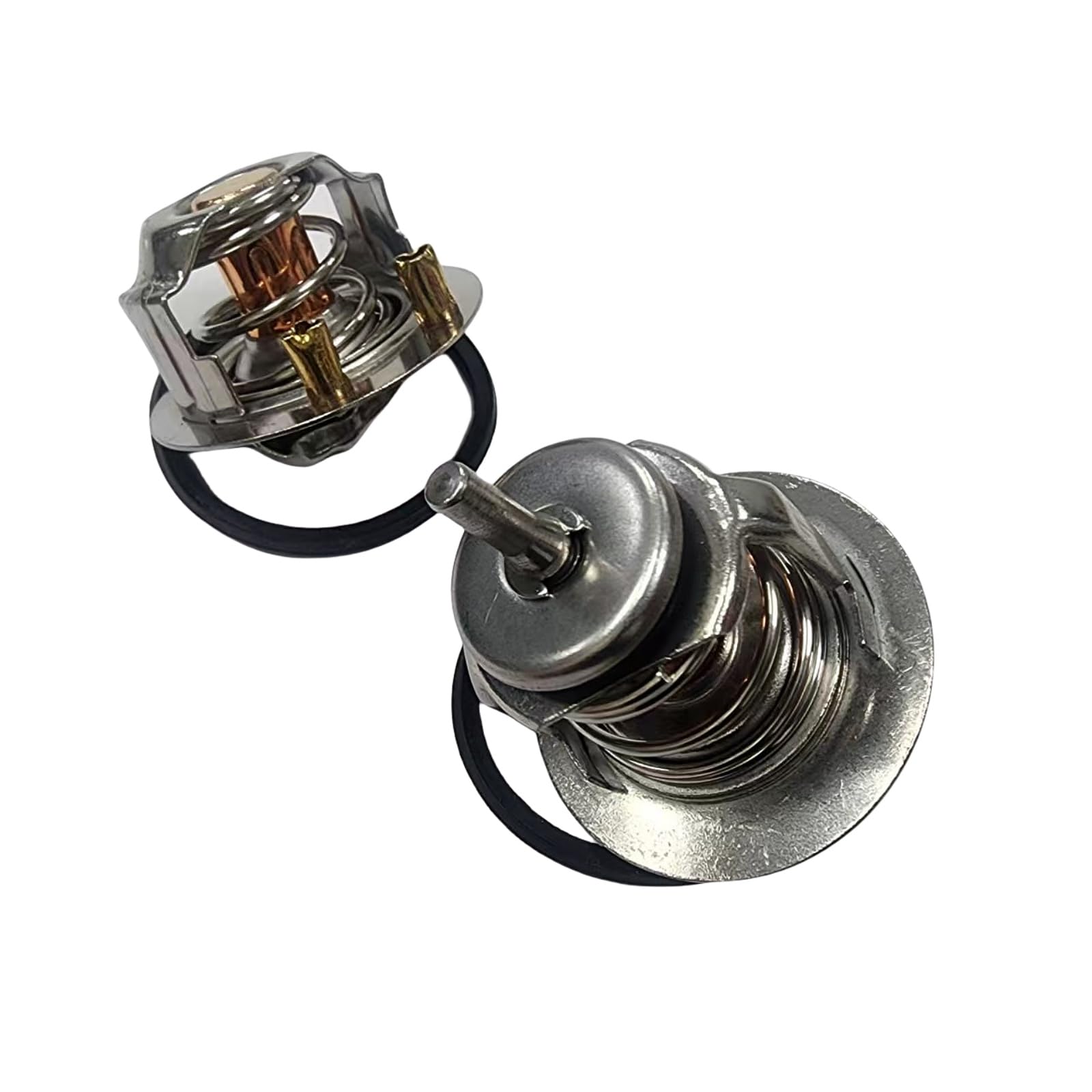 1 Set Engine Coolant Thermostat 8973007891 8973007902 Compatible with ISUZU NPR NKR NRR NQR 4HF1 4HG1 4HE1 4HK1 4.3L 4.8L 5.2L 1998-2016