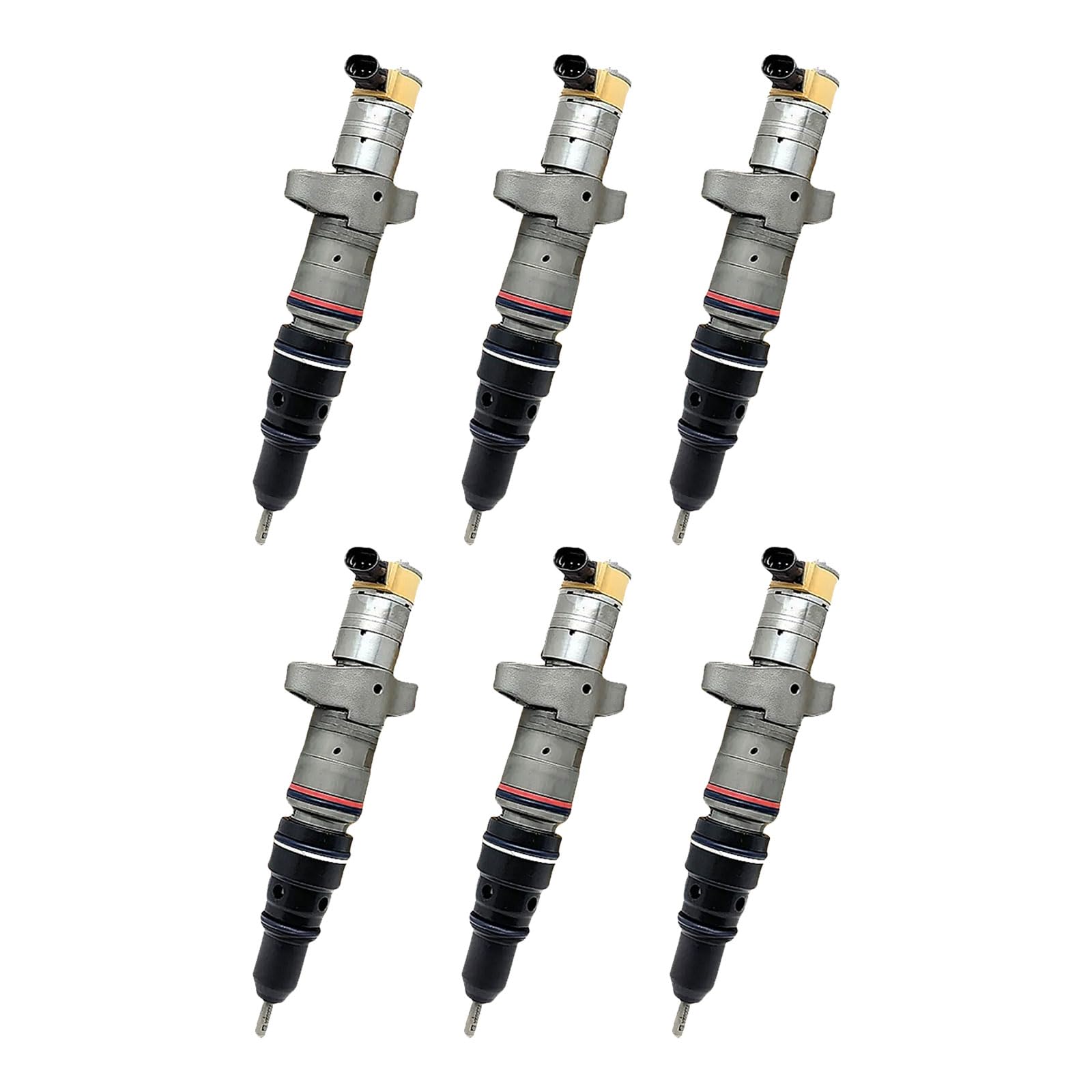 6PCS 3879427 387-9427 Fuel Injector 10R-7225 20R-8066 Fits for Caterpillar C7 Engine E320D E330D E324D E325D E329D Excavator Fuel System
