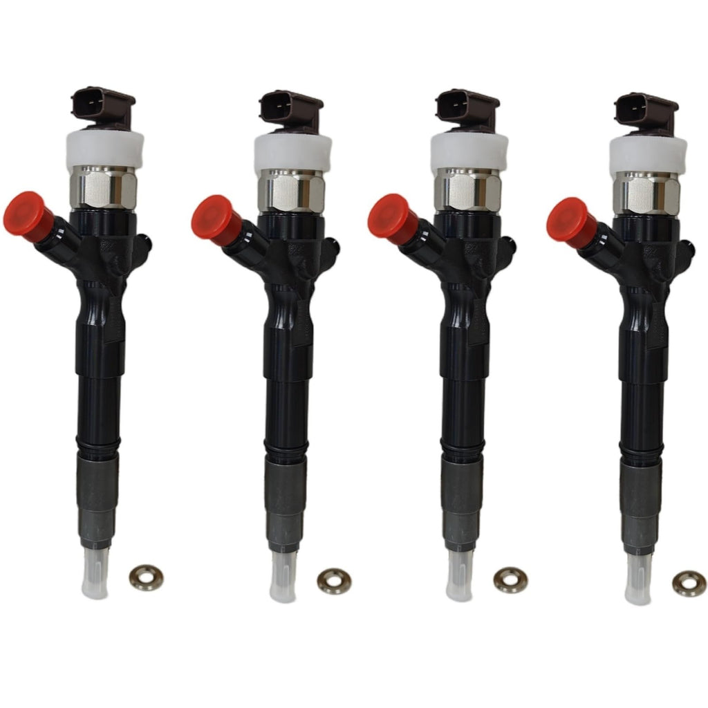 4PCS 095000-7780 095000-7781 23670-30280 23670-39316 23670-39315 Diesel Fuel Injectors Fits for Denso Toyota Hilux Hiace Land Cruiser 2.5L 3.0L 1KD-FTV 2KD-FTV Euro 4 D-4D Prado