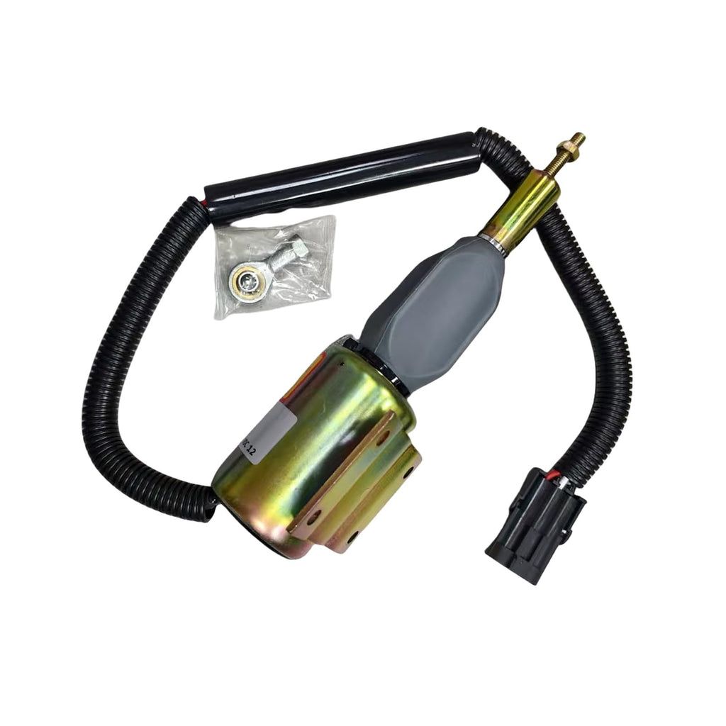 New Re502473 Sa-4257-12 3926411 Sa425712 Fuel Shut-Off Solenoid Compatible With John Deere Applications