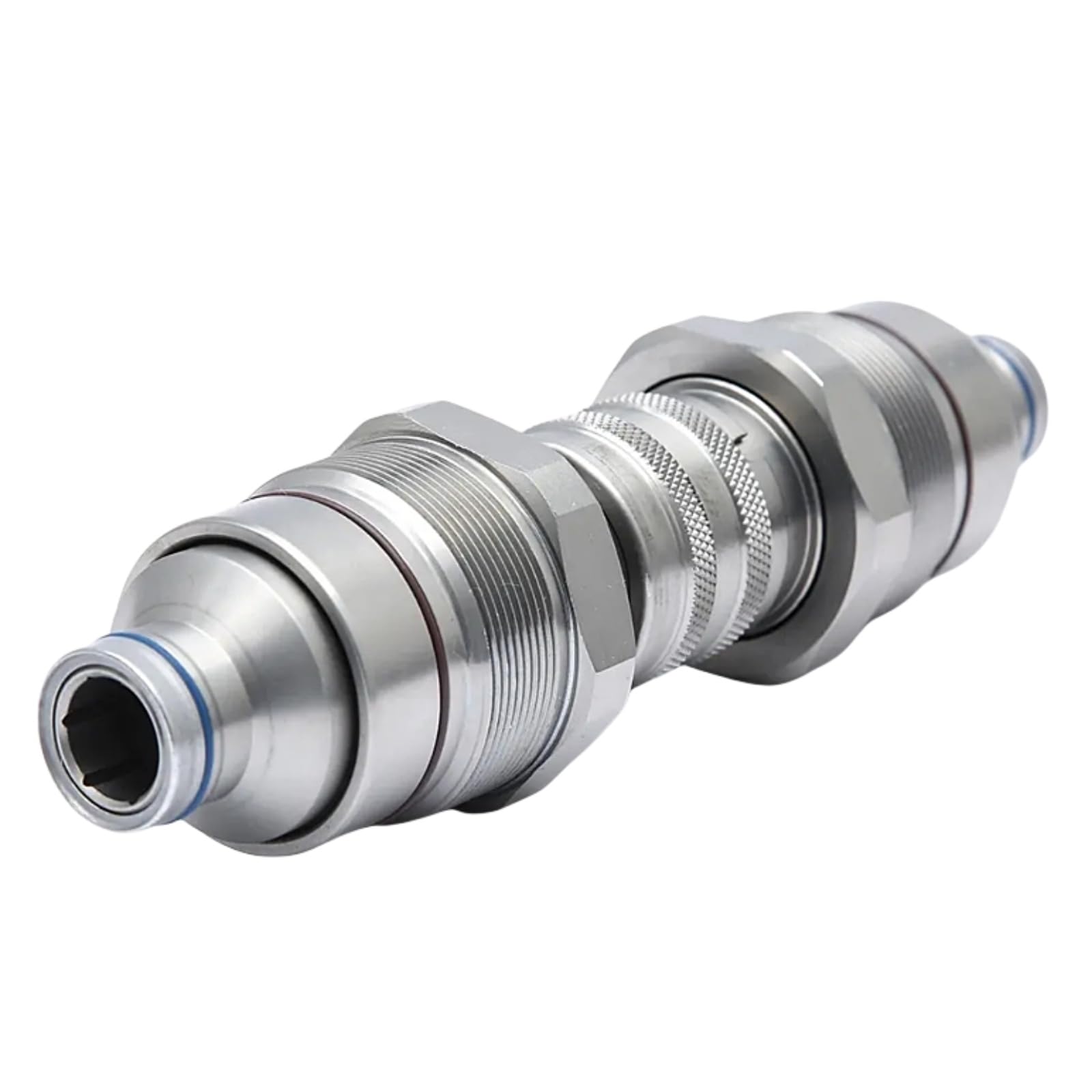 Flat Face Coupler Kit AT406475 47396760 V1311-77140 373-6967 Compatible with John Deere Skid Steer Loader 318E 319E 320E 323E 326E 328E 329E 332E 333E