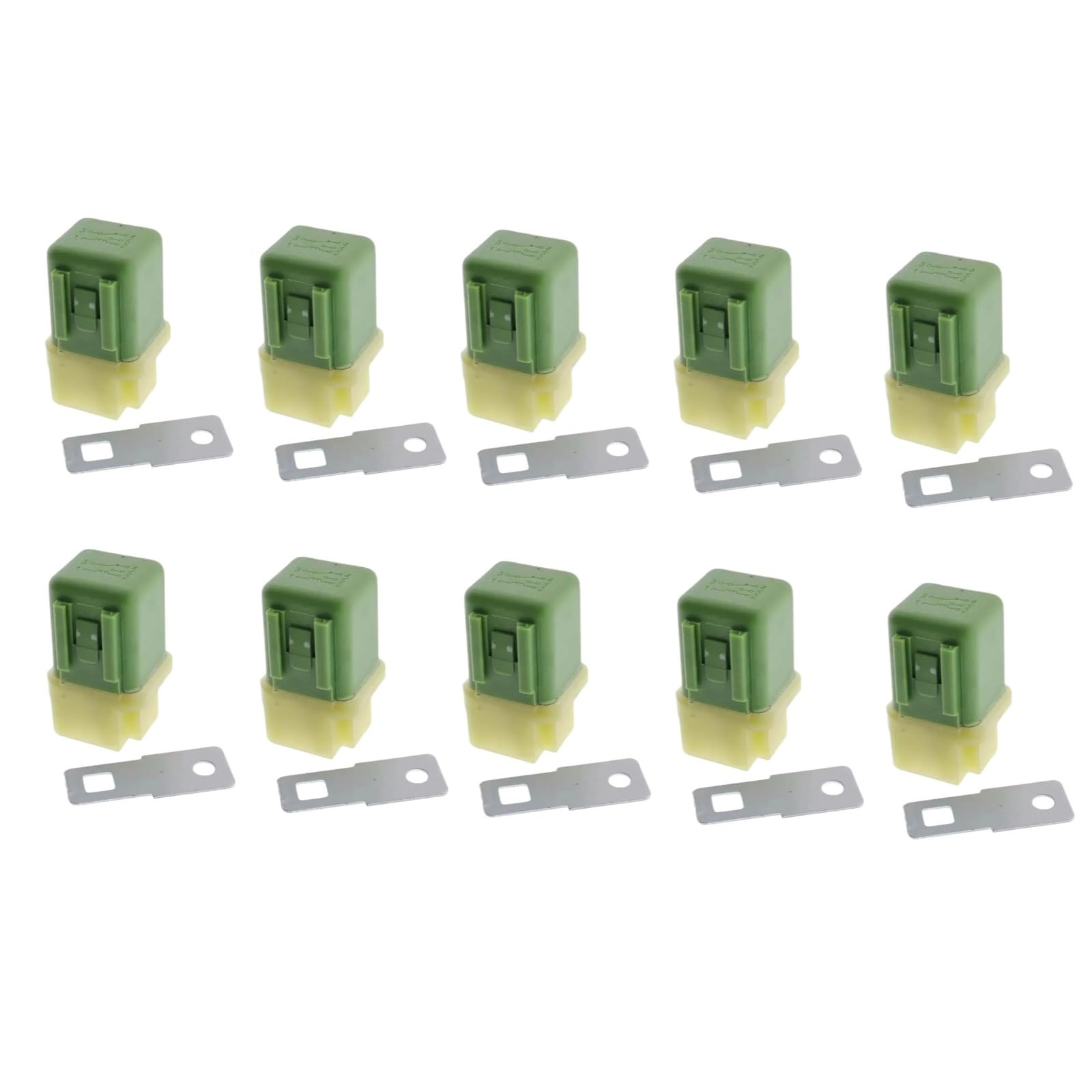 10pcs Electrical Starter Relay 4251588 AT154924 5AT02-261022 Compatible with Hitachi EX120-5 EX200-3 EX60-2 EX100-2 EX100-3 EX120-2 EX200-2 John Deere 110 120 160LC 230LC 330LCR 450LC 550LC Excavator