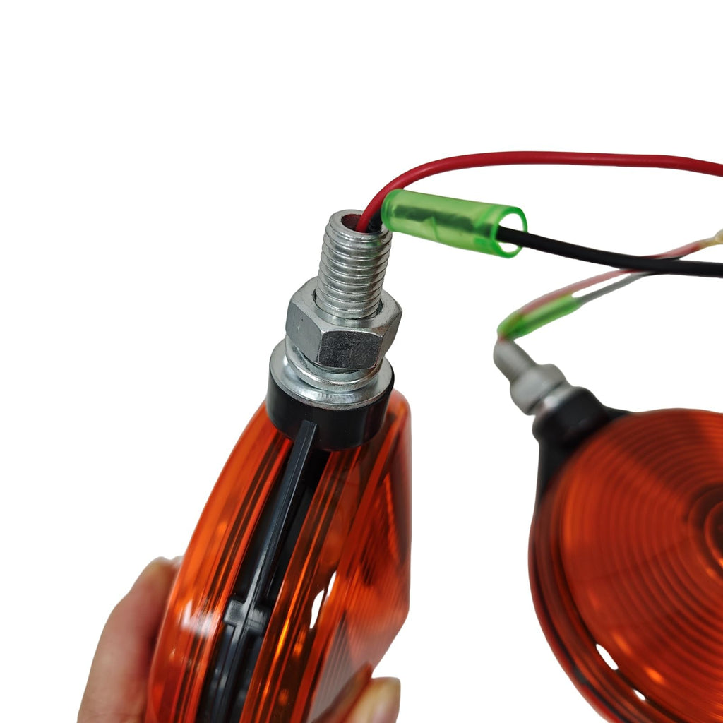 2X Hazard Light Assembly 3C081-75870 Fits for Kubota B L M Series Tractors L45 L4740 L4760 L5040 L5060 L5240 L5460 L5740 M7040 M8540 M9540