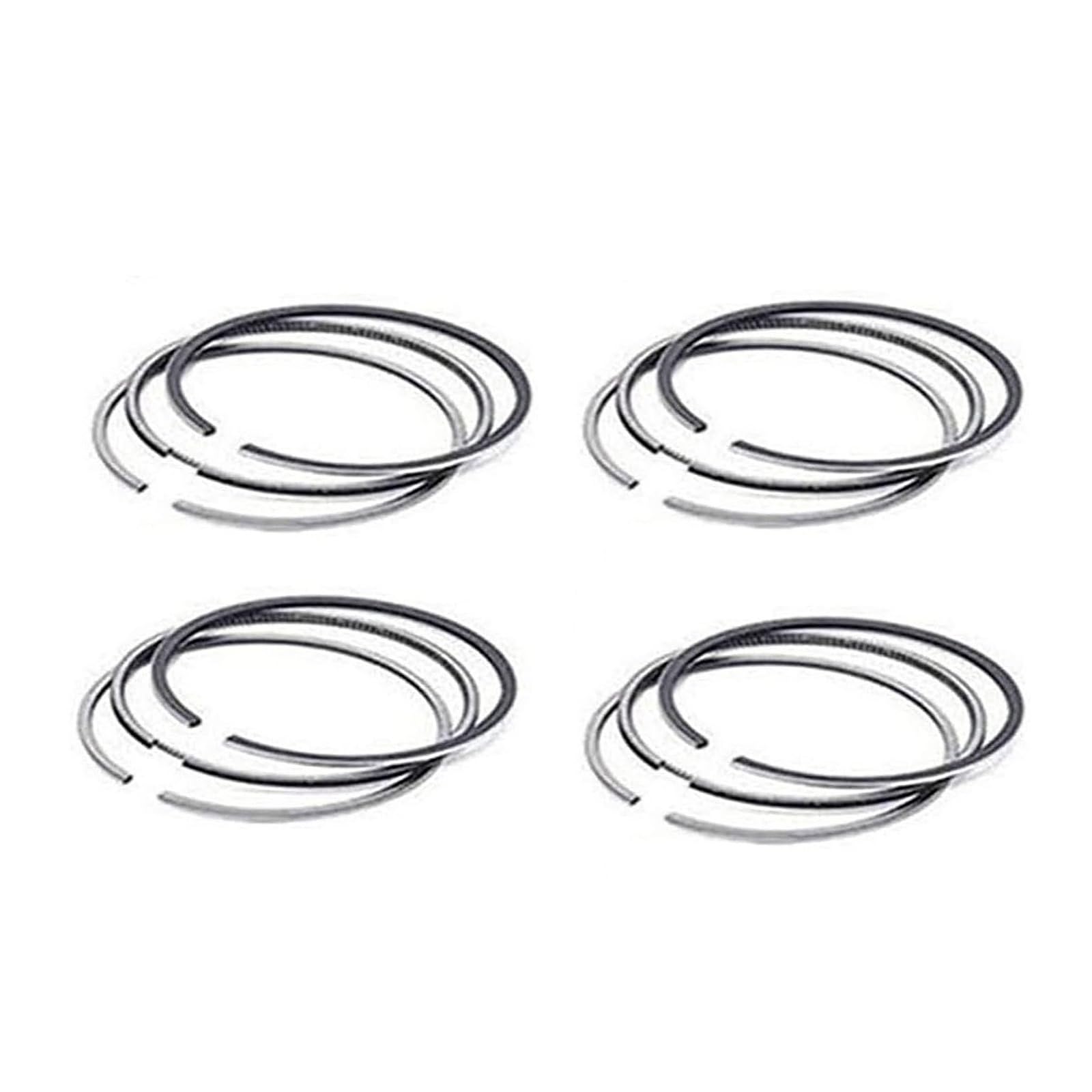 4PCS STD Piston Rings 8-98053-579-0 8980535790 Fits for Isuzu 4JJ1 Engine (2.0Hx2.0x3.0mm)